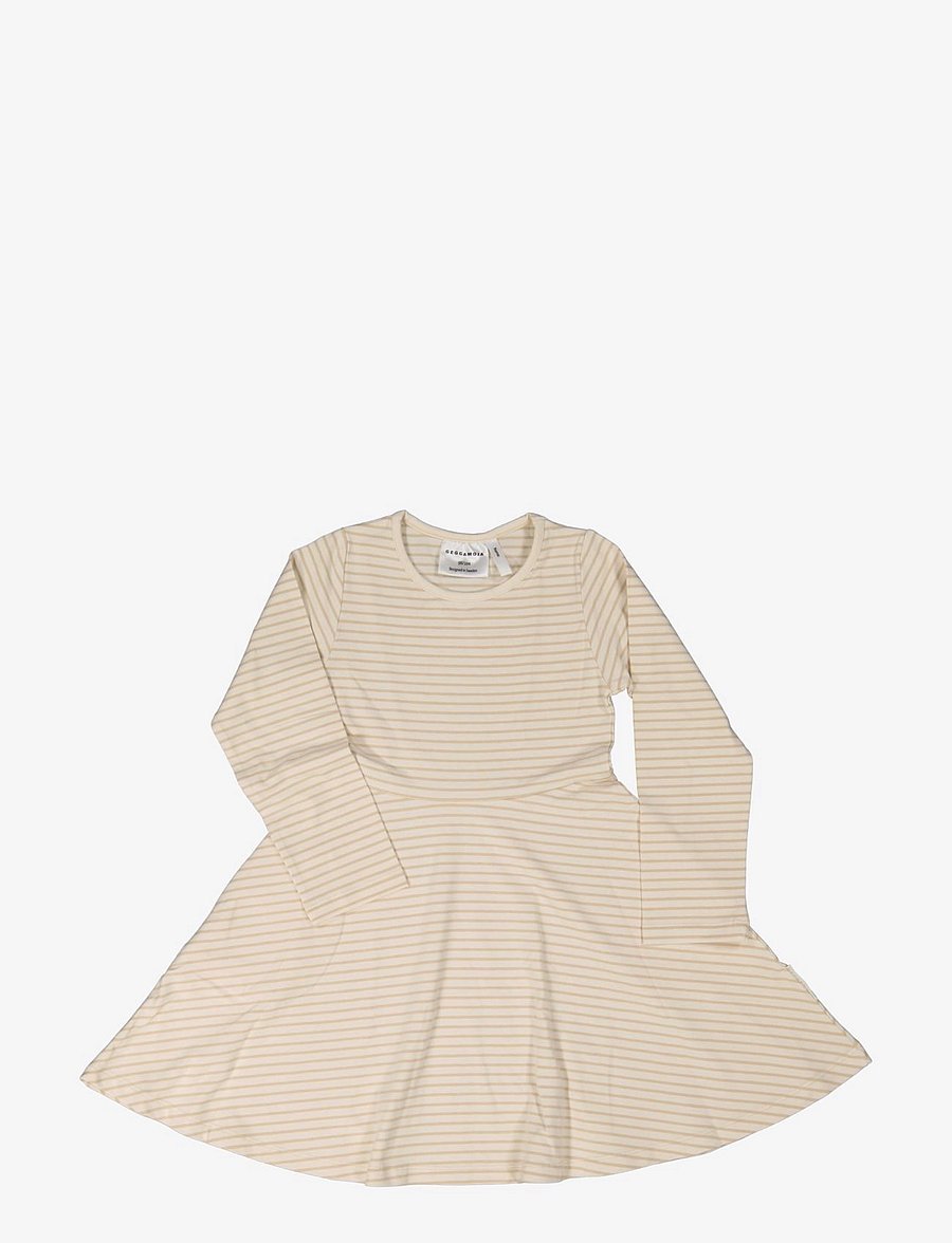 Geggamoja - Flared Dress Classic - pikkade varrukatega beebikleidid - beige - 0