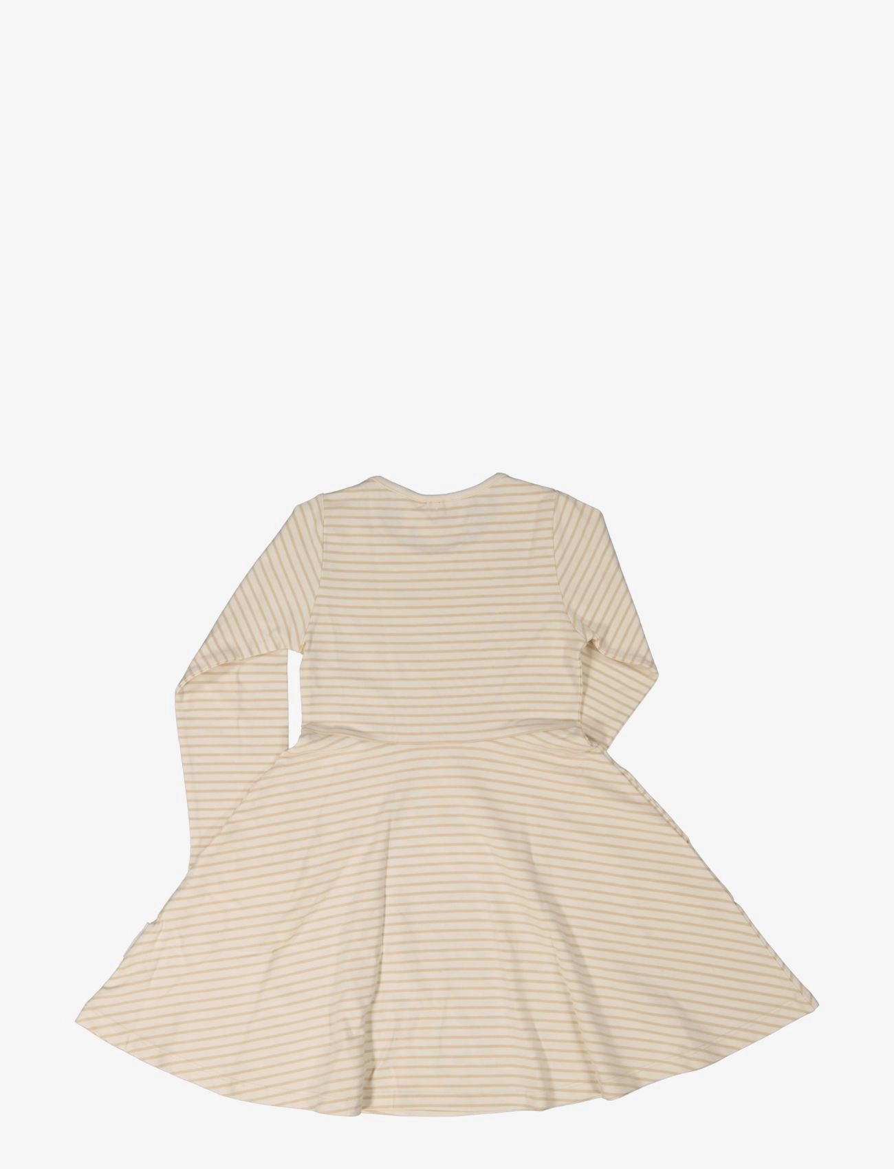 Geggamoja - Flared Dress Classic - pikkade varrukatega beebi kleidid - beige - 1
