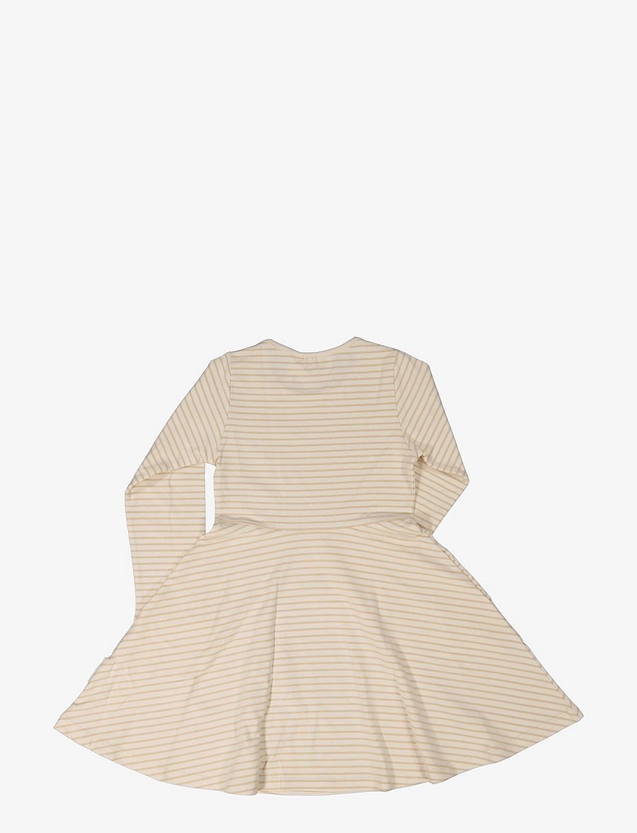 Geggamoja - Flared Dress Classic - pikkade varrukatega beebikleidid - beige - 1