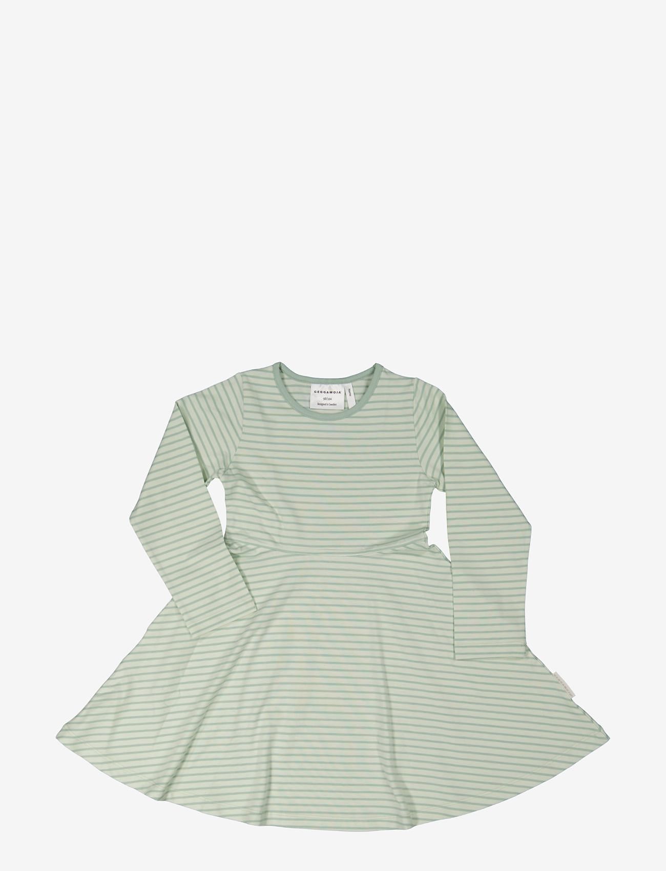 Geggamoja - Flared Dress Classic - langärmelige babykleider - green - 0