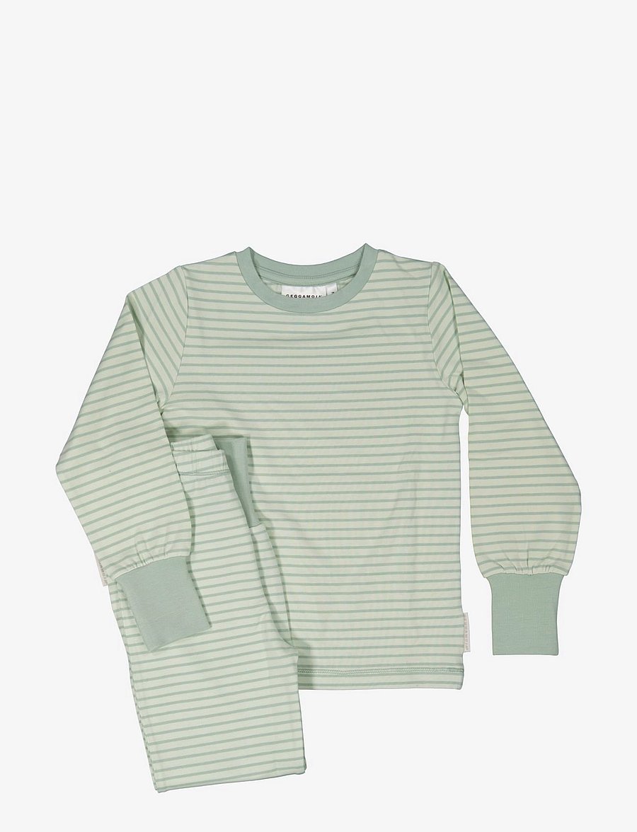 Geggamoja - Two pcs pyjamas Classic - sett - green - 3