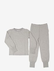 Geggamoja - Two pcs pyjamas Classic - sett - grey - 0