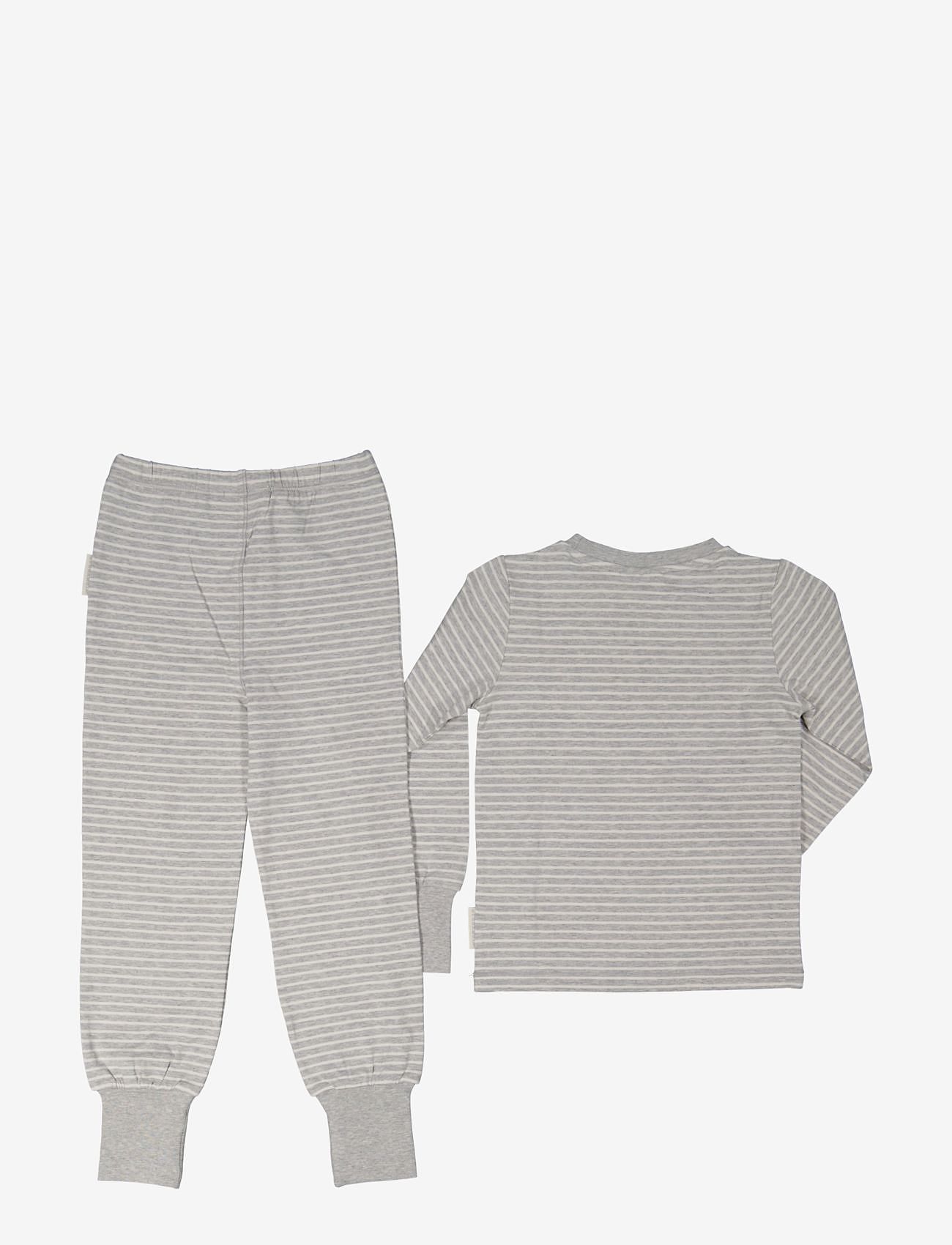 Geggamoja - Two pcs pyjamas Classic - ensembles - grey - 1