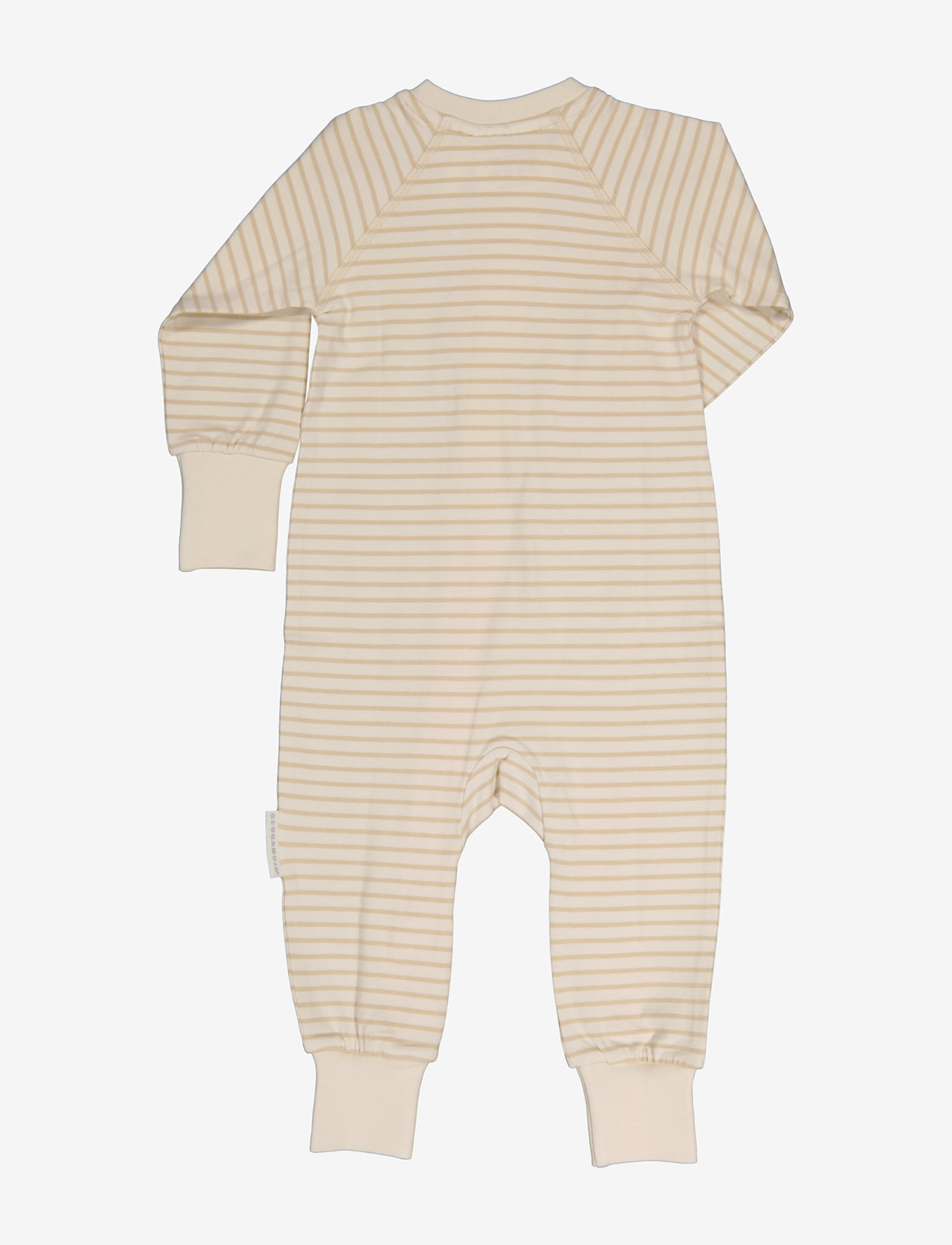 Geggamoja - Two way zip - pyjamas Classic - sleeping overalls - beige - 1