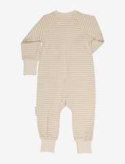 Geggamoja - Two way zip - pyjamas Classic - sleeping overalls - beige - 1
