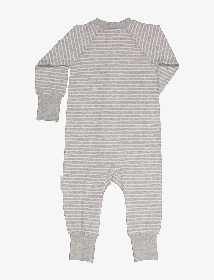 Geggamoja - Two way zip - pyjamas Classic - natdragter - grey - 1