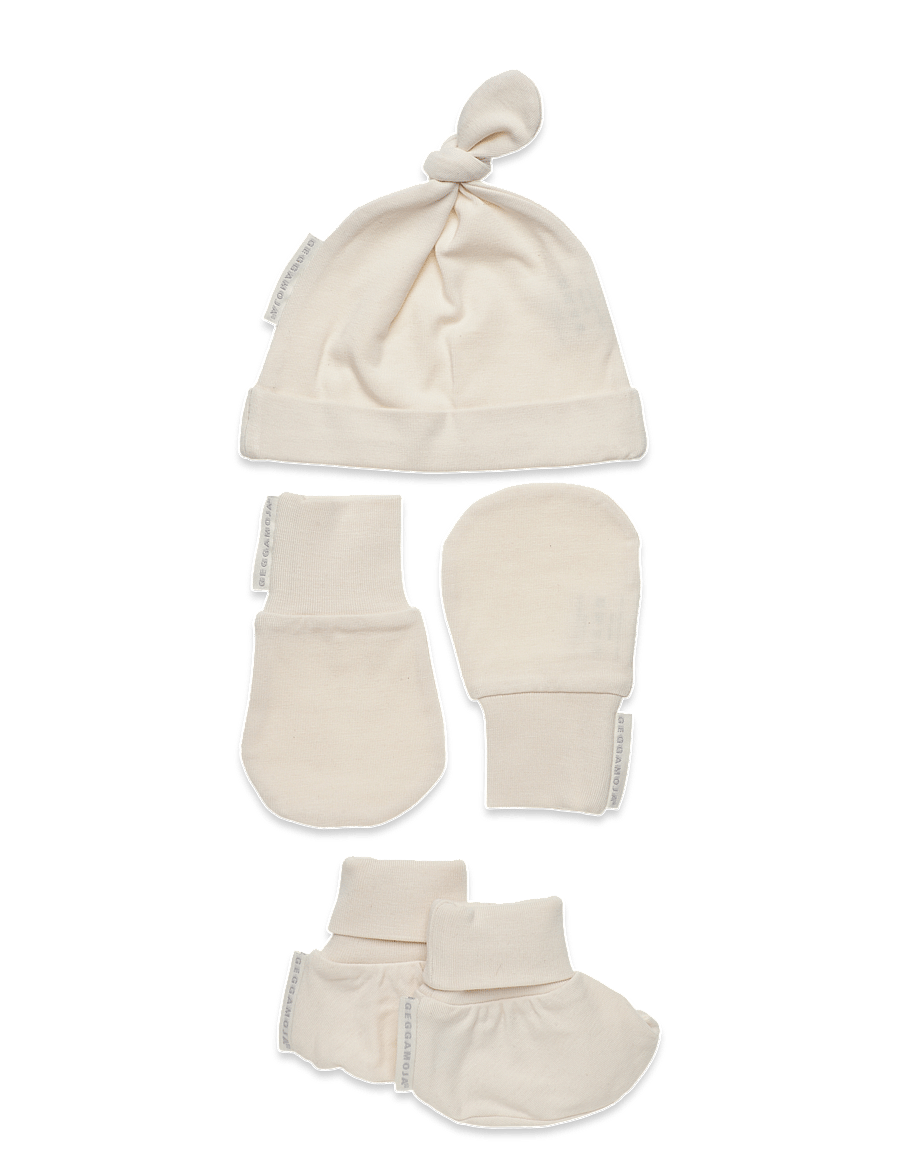 Geggamoja - Baby Acc set - aksesuarai - soft beige - 0