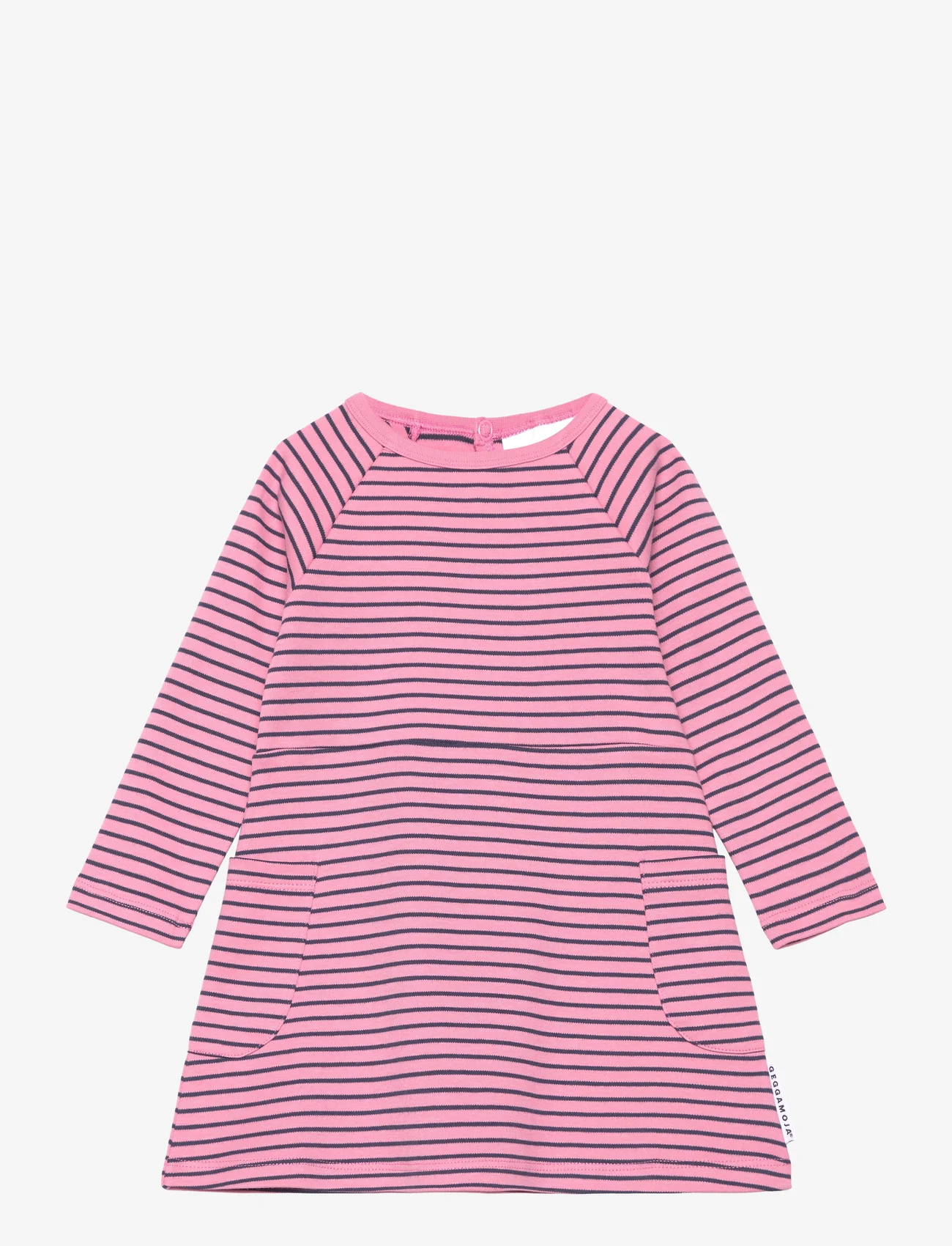 Geggamoja - Pocket dress - langärmelige freizeitkleider - pink/navy - 0