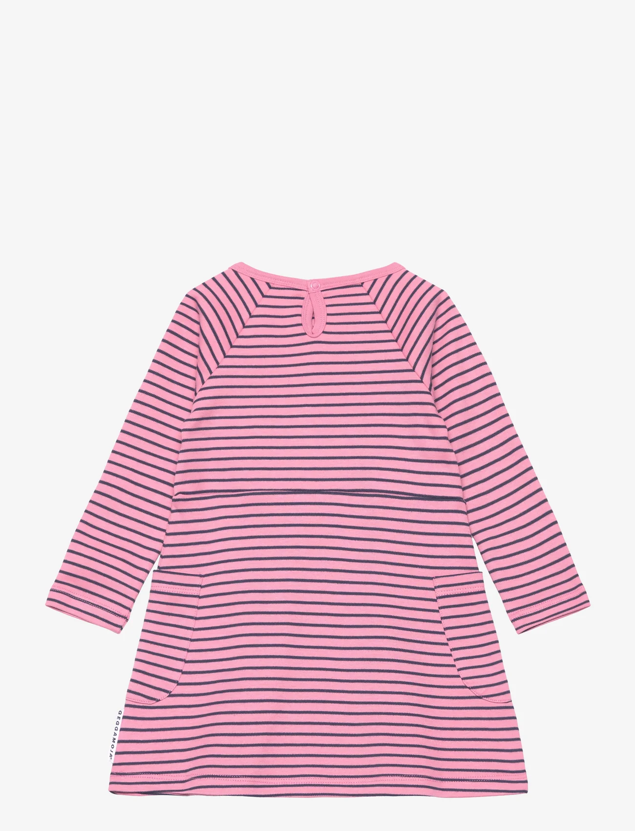 Geggamoja - Pocket dress - langærmede hverdagskjoler - pink/navy - 1