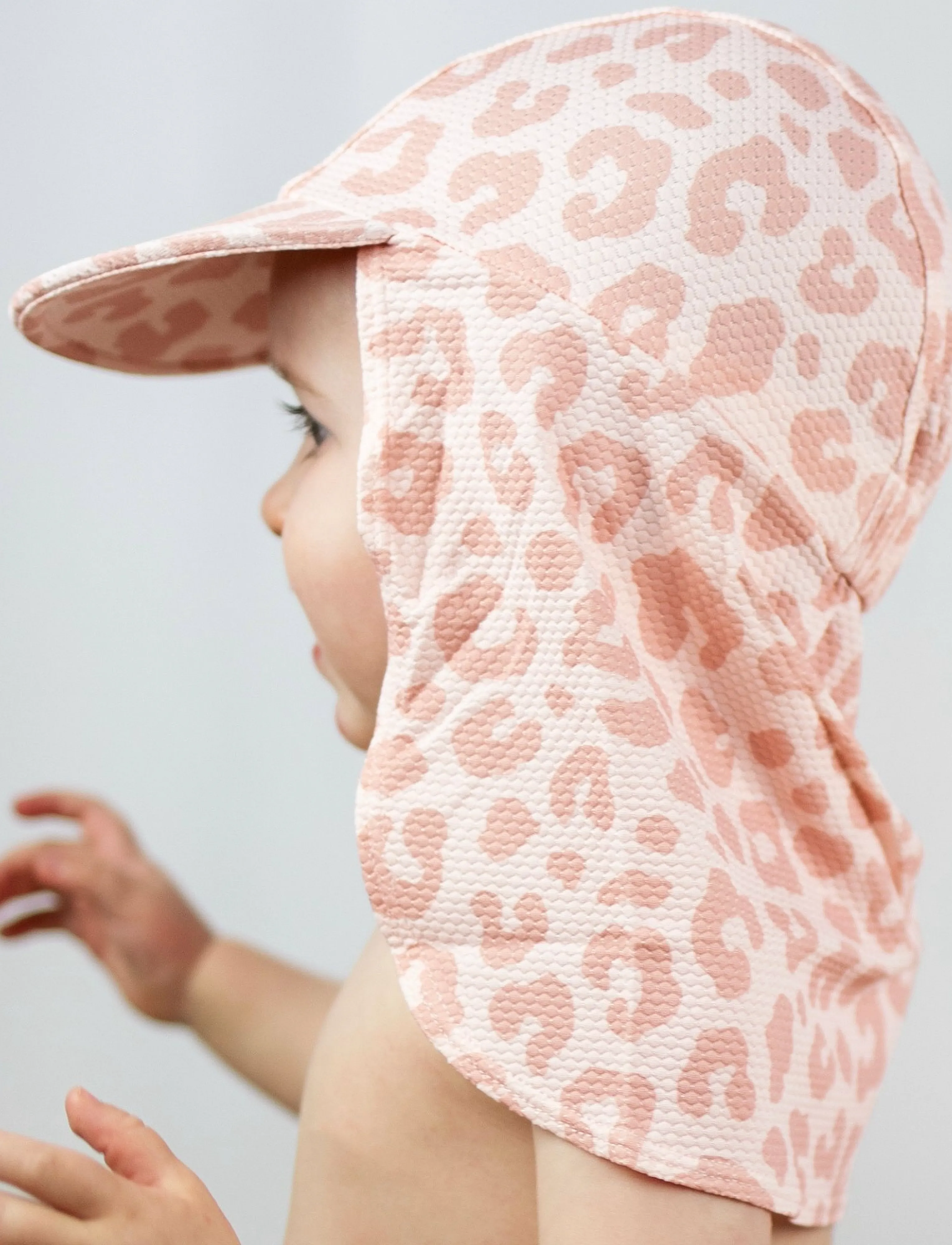 Geggamoja Uv-Hat Pink Leo 01 0-4M, 44-46, Accessories, Rosa - Sun Hats, Kinder