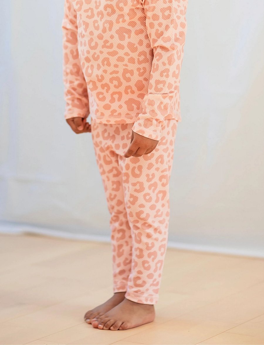 Geggamoja - UV Long Pants Pink Leo - dressipüksid - pink leo - 0