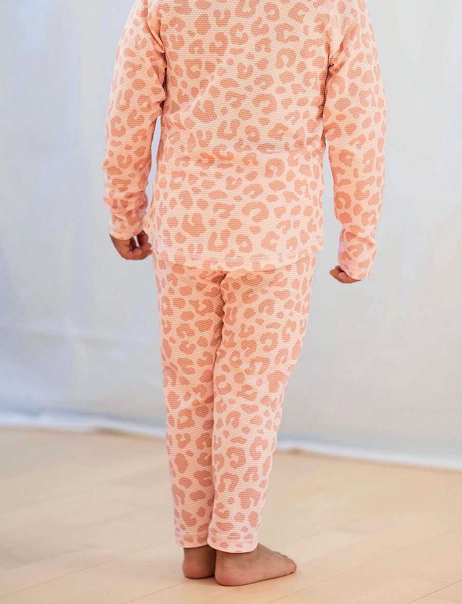 Geggamoja - UV Long Pants Pink Leo - dressipüksid - pink leo - 3