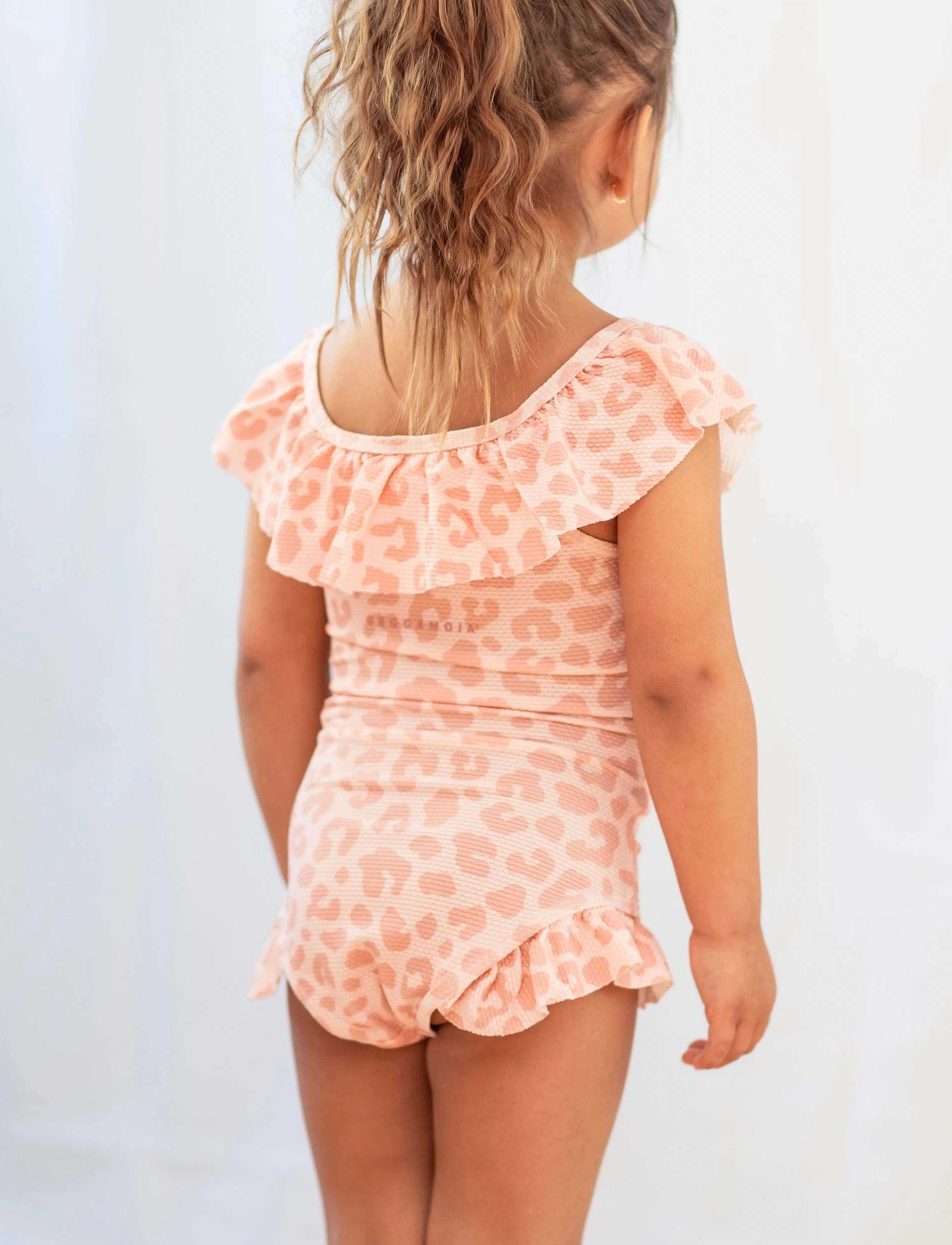 Geggamoja - UV Swim suit - pink leo - 3