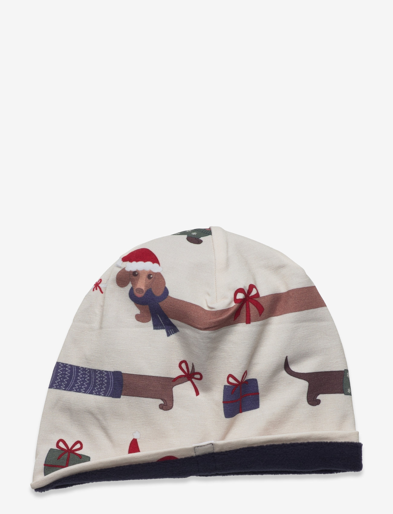 Geggamoja - Bamboo Beanie Fleece Santa Dogs - beanies - santa dogs - 2