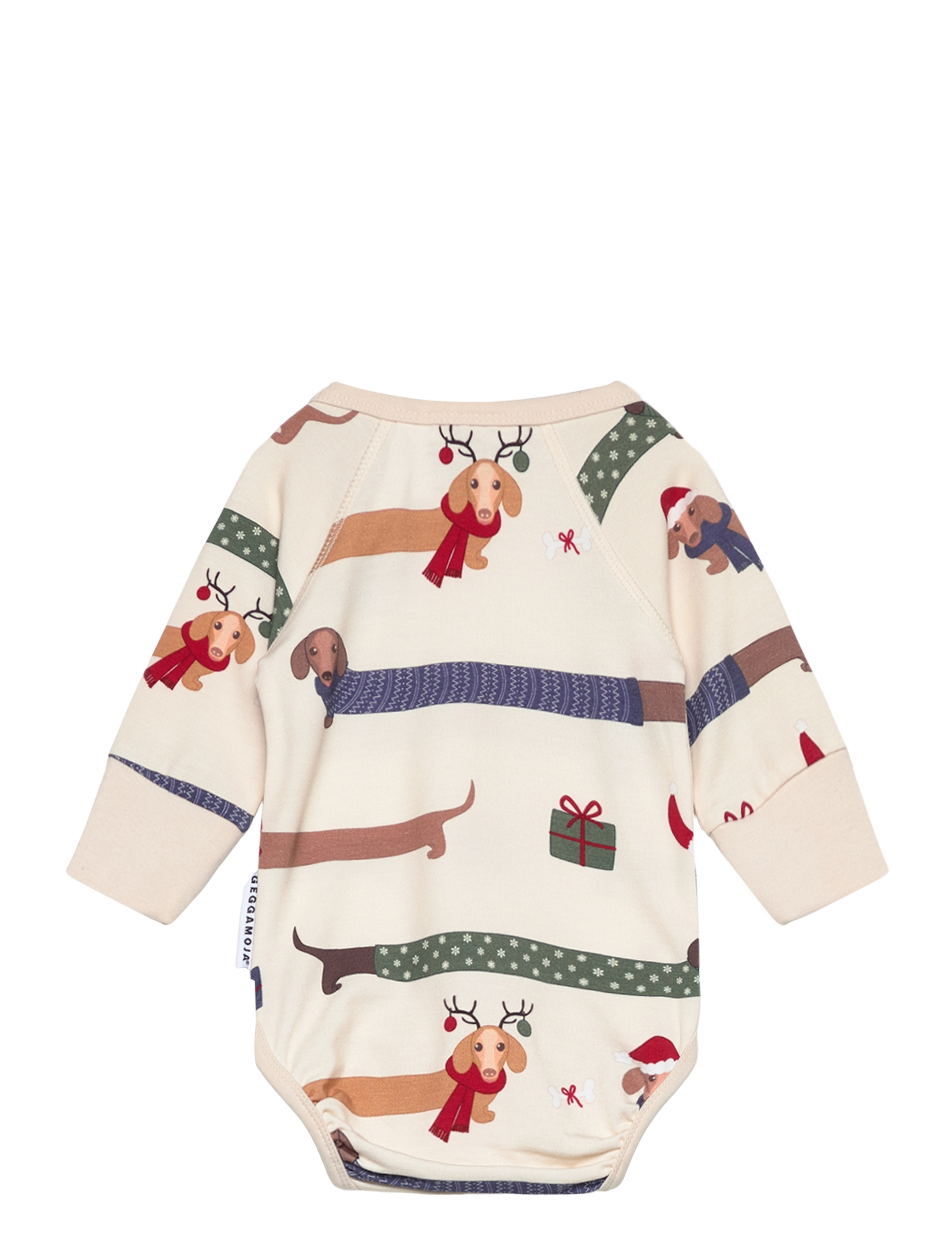 Geggamoja - Bamboo Body - kurzärmelige bodys - santa dogs - 1
