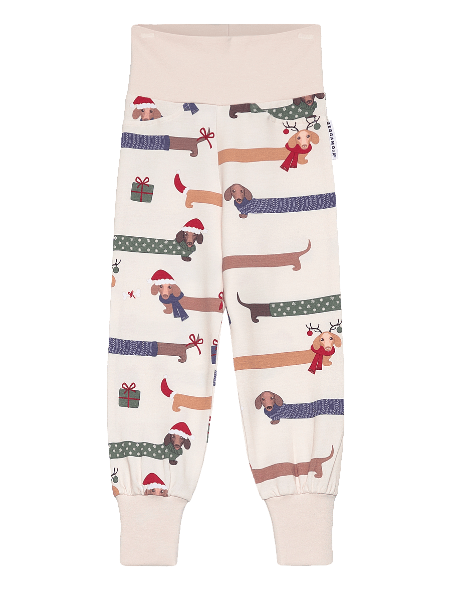 Geggamoja - Bamboo Baby Pants - jogginghosen - santa dogs - 0