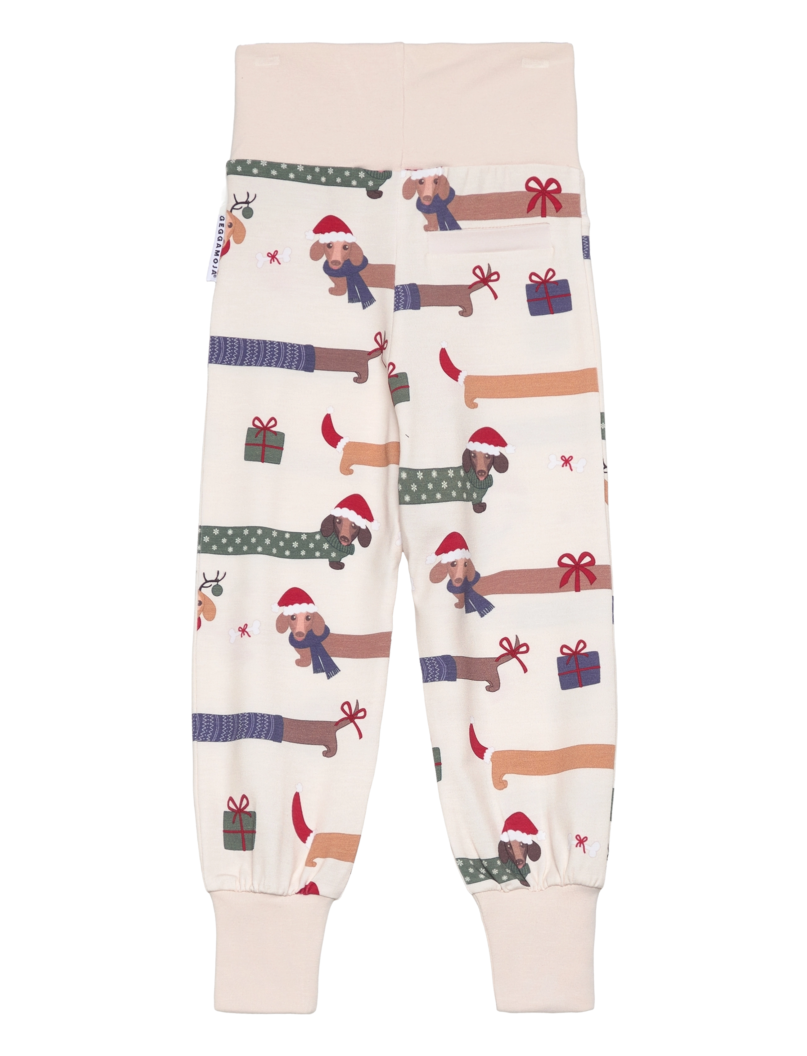 Geggamoja - Bamboo Baby Pants - jogginghosen - santa dogs - 1