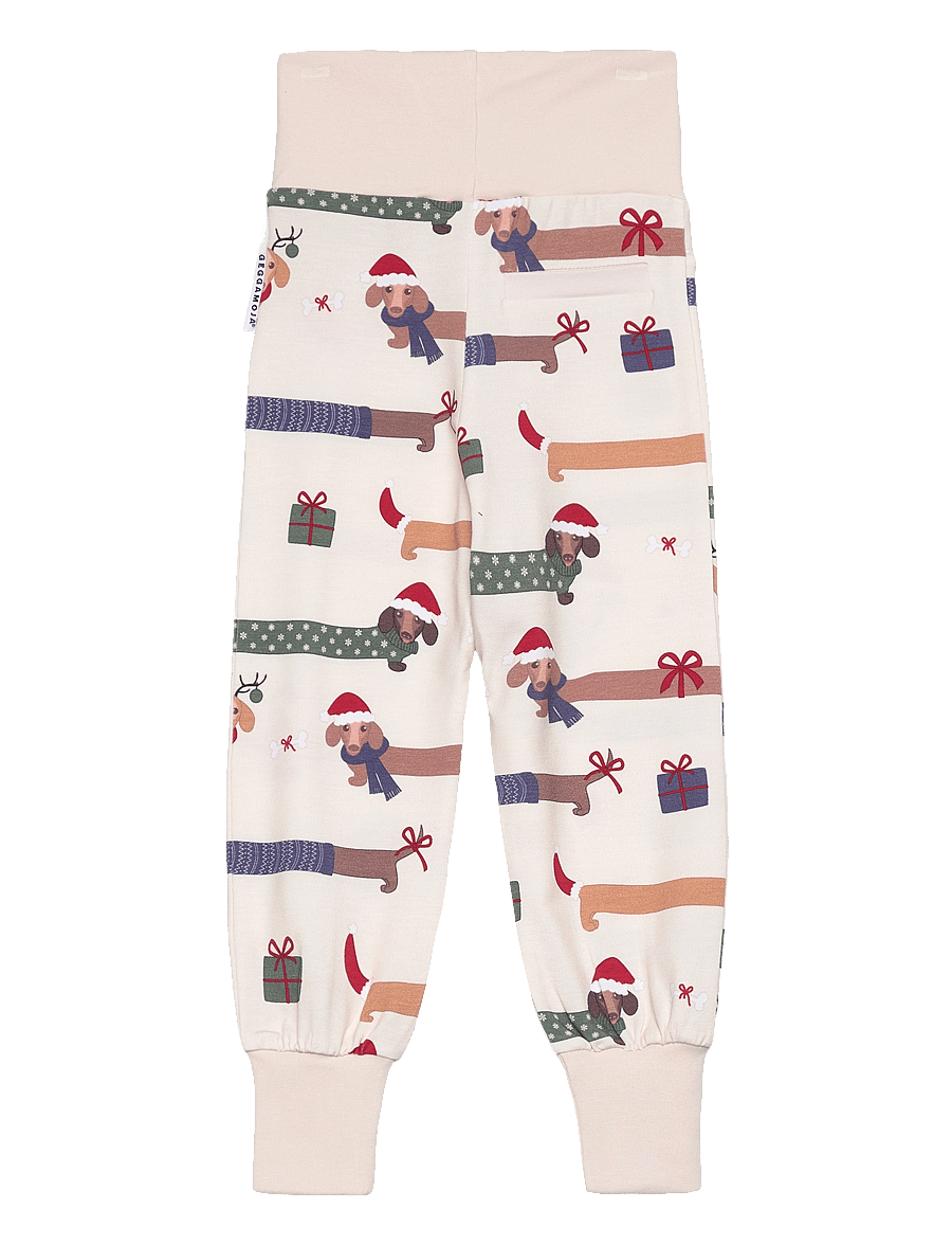 Geggamoja - Bamboo Baby Pants - jogginghosen - santa dogs - 1
