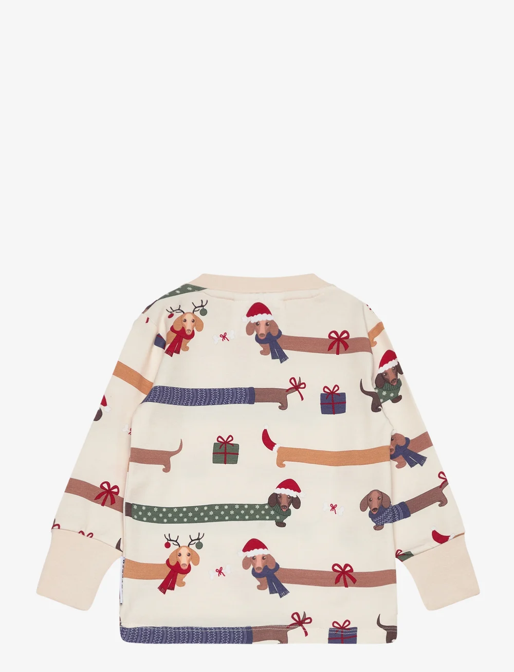 Geggamoja - Bamboo grandpa sweater L.S Santa dogs - sweatshirts - santa dogs - 1