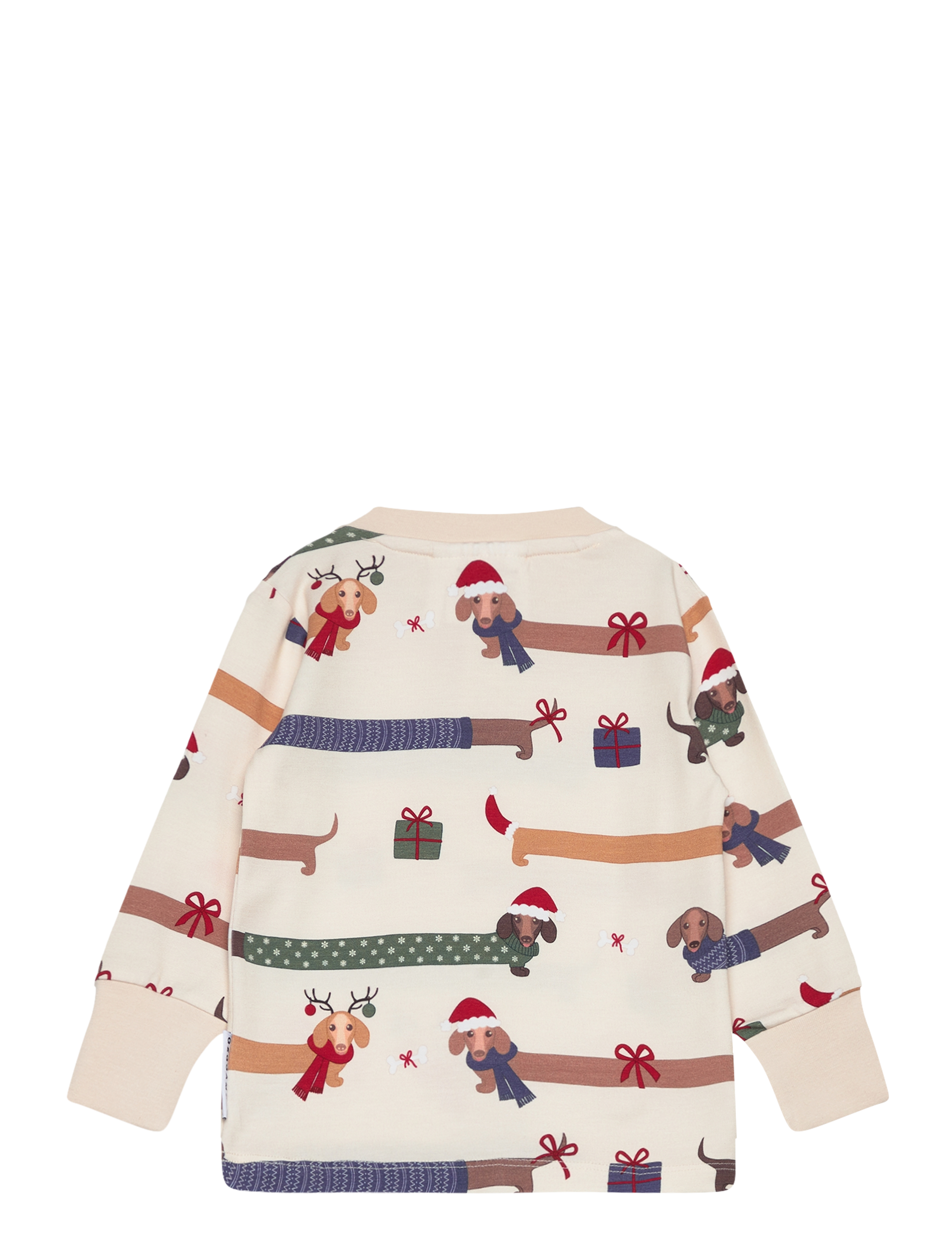 Geggamoja - Bamboo grandpa sweater L.S Santa dogs - sweatshirts - santa dogs - 1