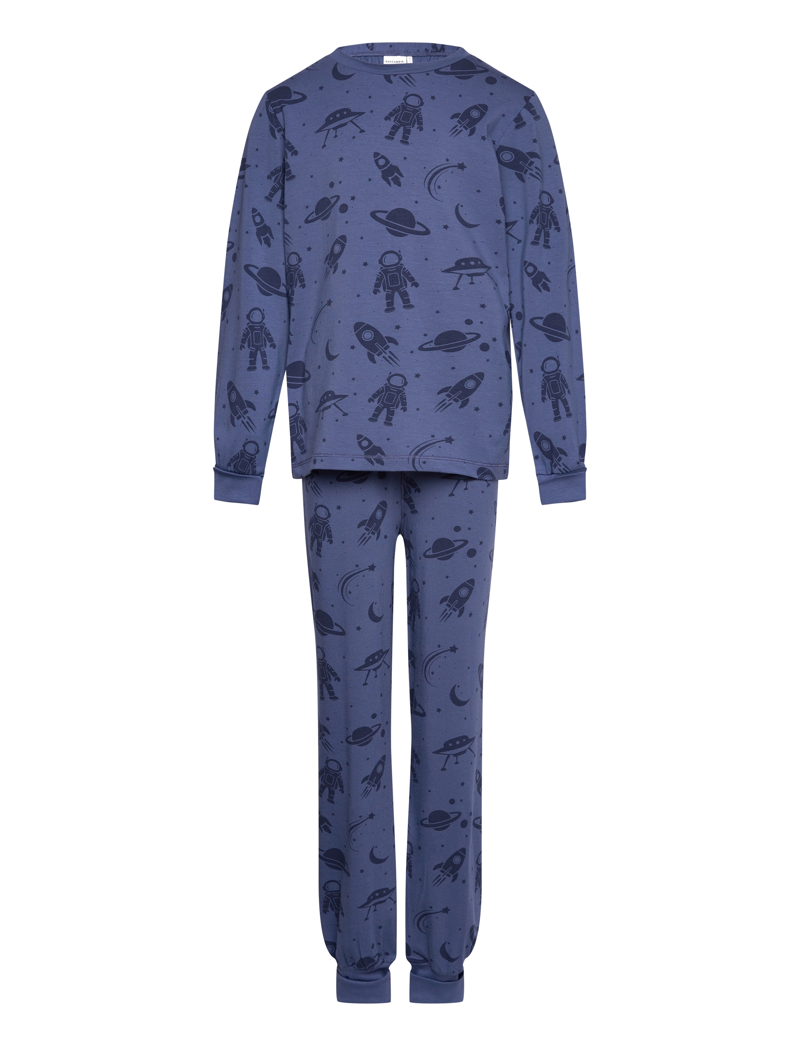 Geggamoja Two piece pyjamas Blue astronaut -  - BLUE ASTRONAUT / blue