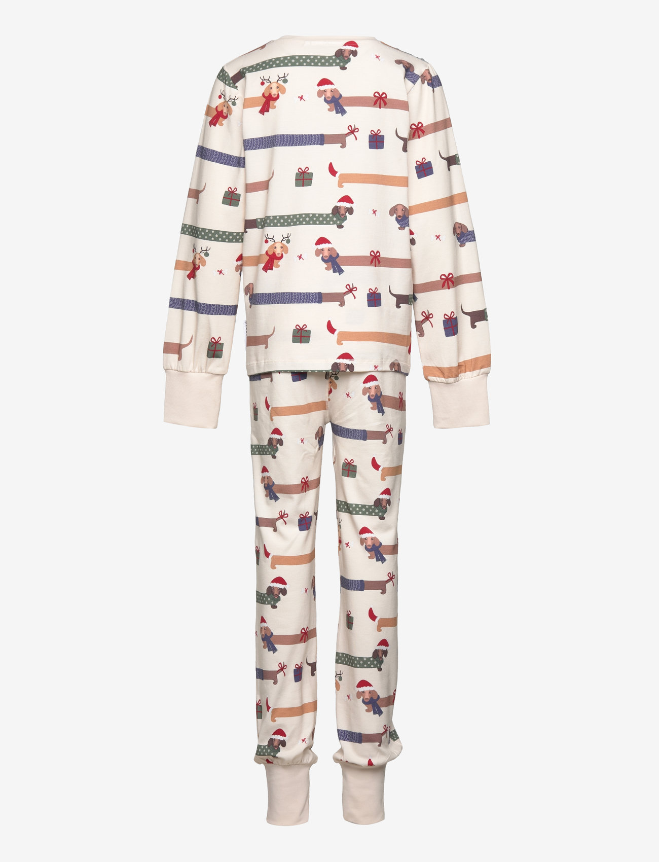 Geggamoja - Bamboo two piece pyjamas Santa dogs - pyjama-sets - santa dogs - 1