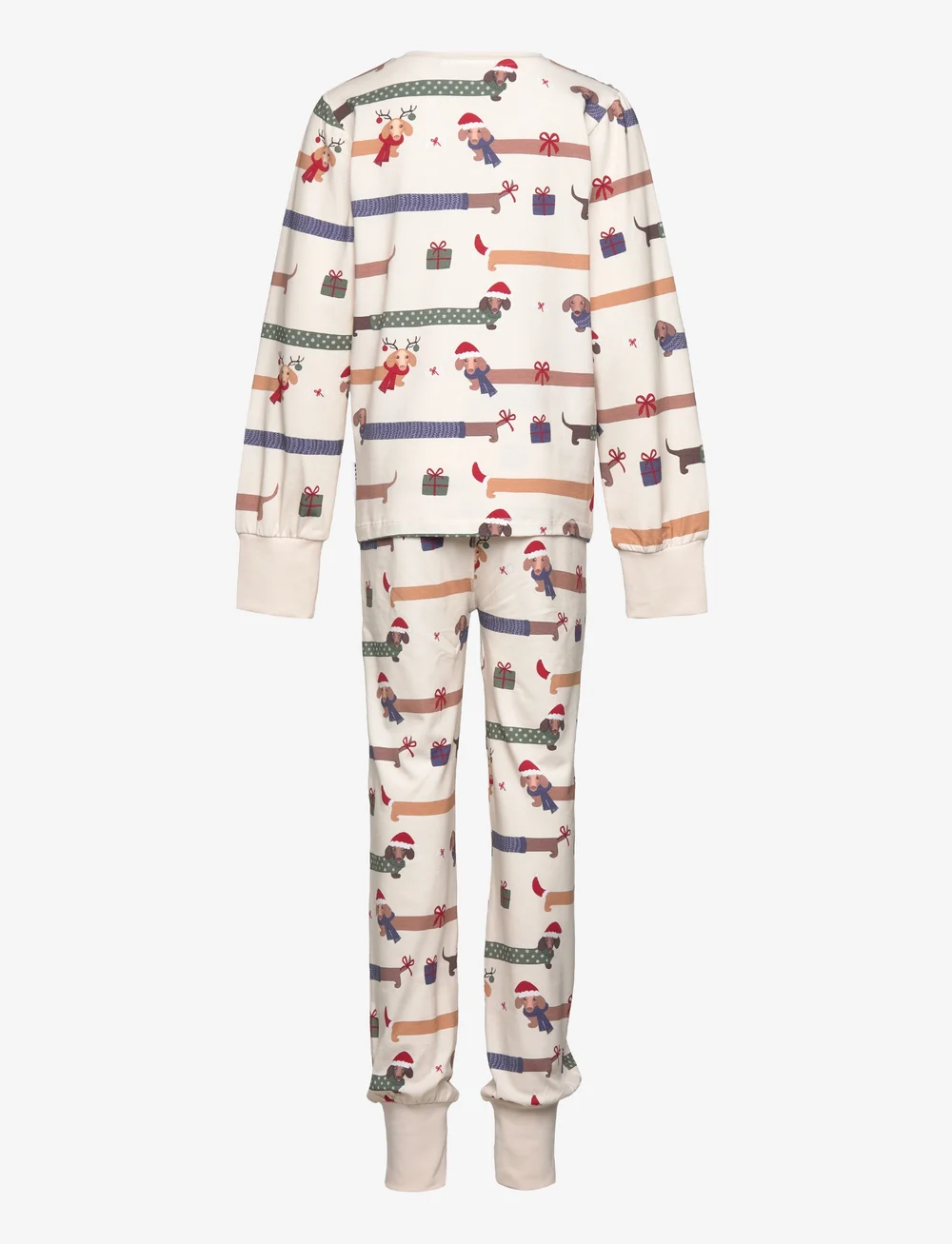 Geggamoja - Bamboo two piece pyjamas Santa dogs - pyjama-sets - santa dogs - 1