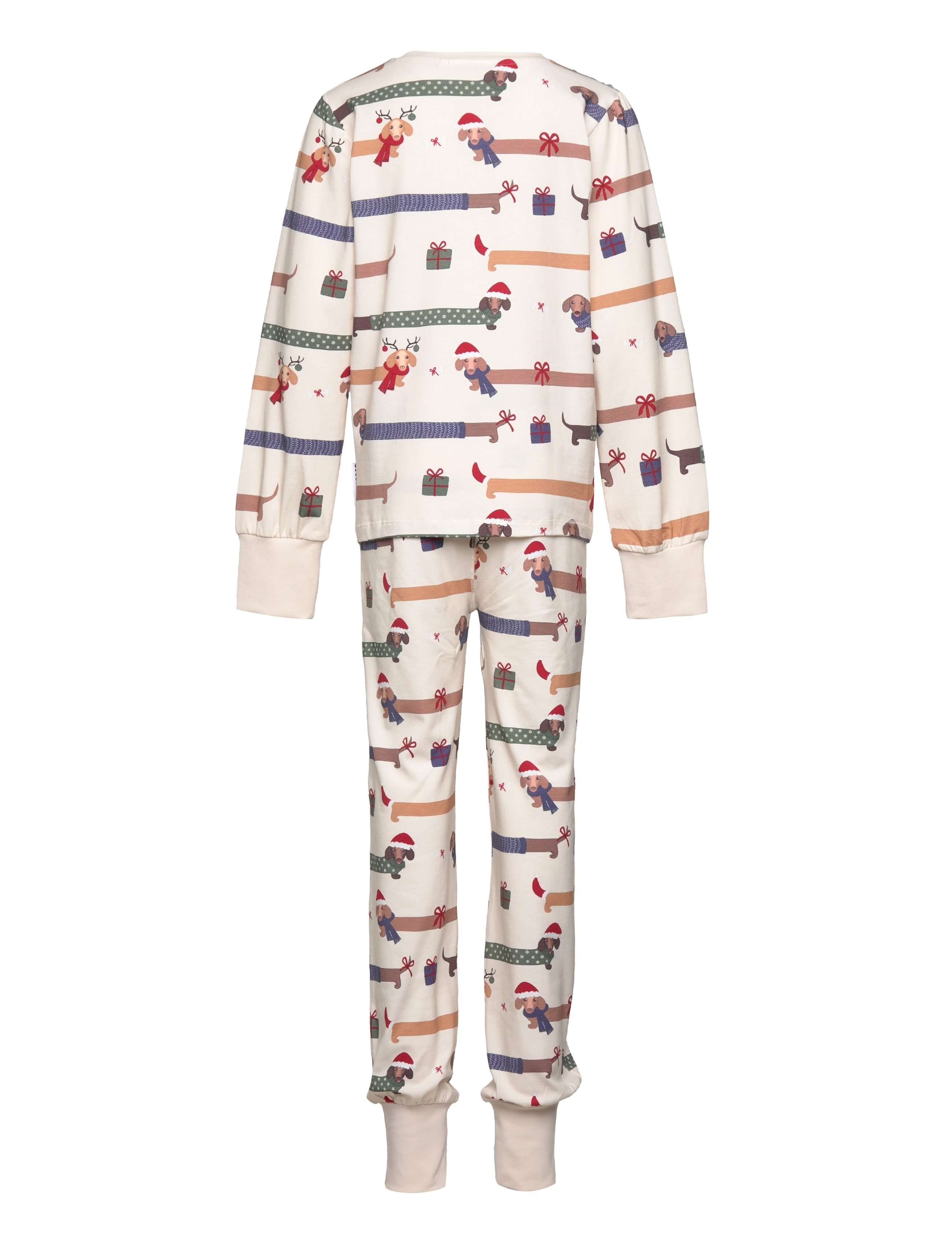 Geggamoja - Bamboo two piece pyjamas Santa dogs - komplektid - santa dogs - 1