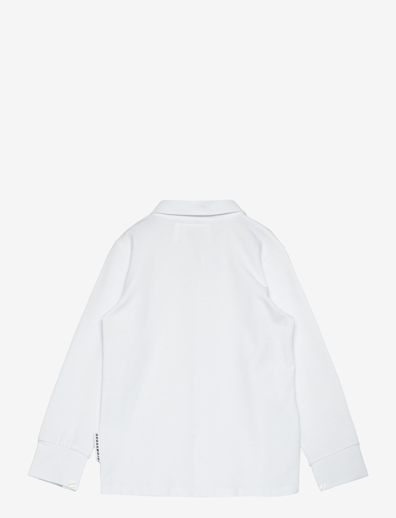 Geggamoja - Shirt bow White - långärmade pikéer - white - 1