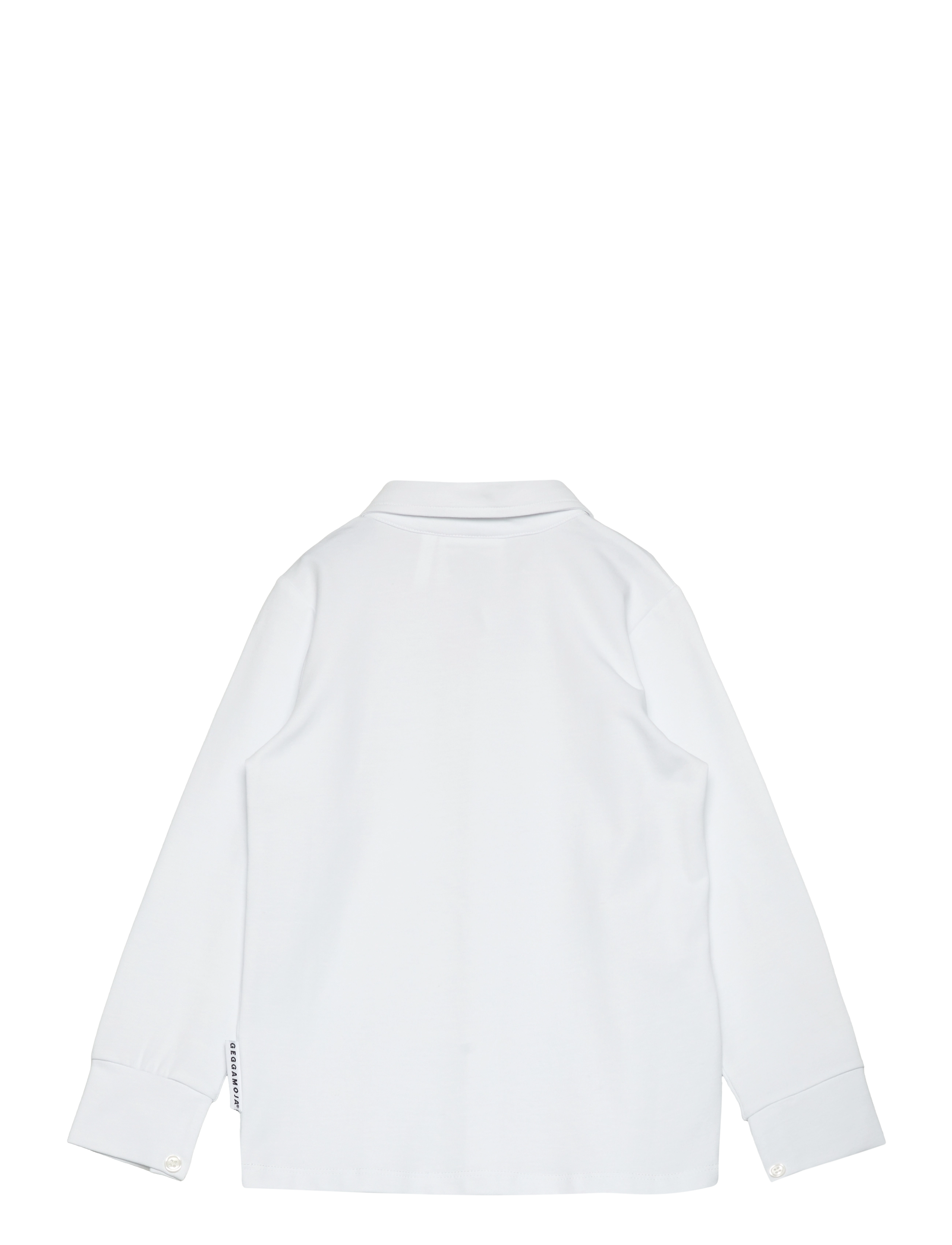 Geggamoja - Shirt bow White - polo marškinėliai ilgomis rankovėmis - white - 1