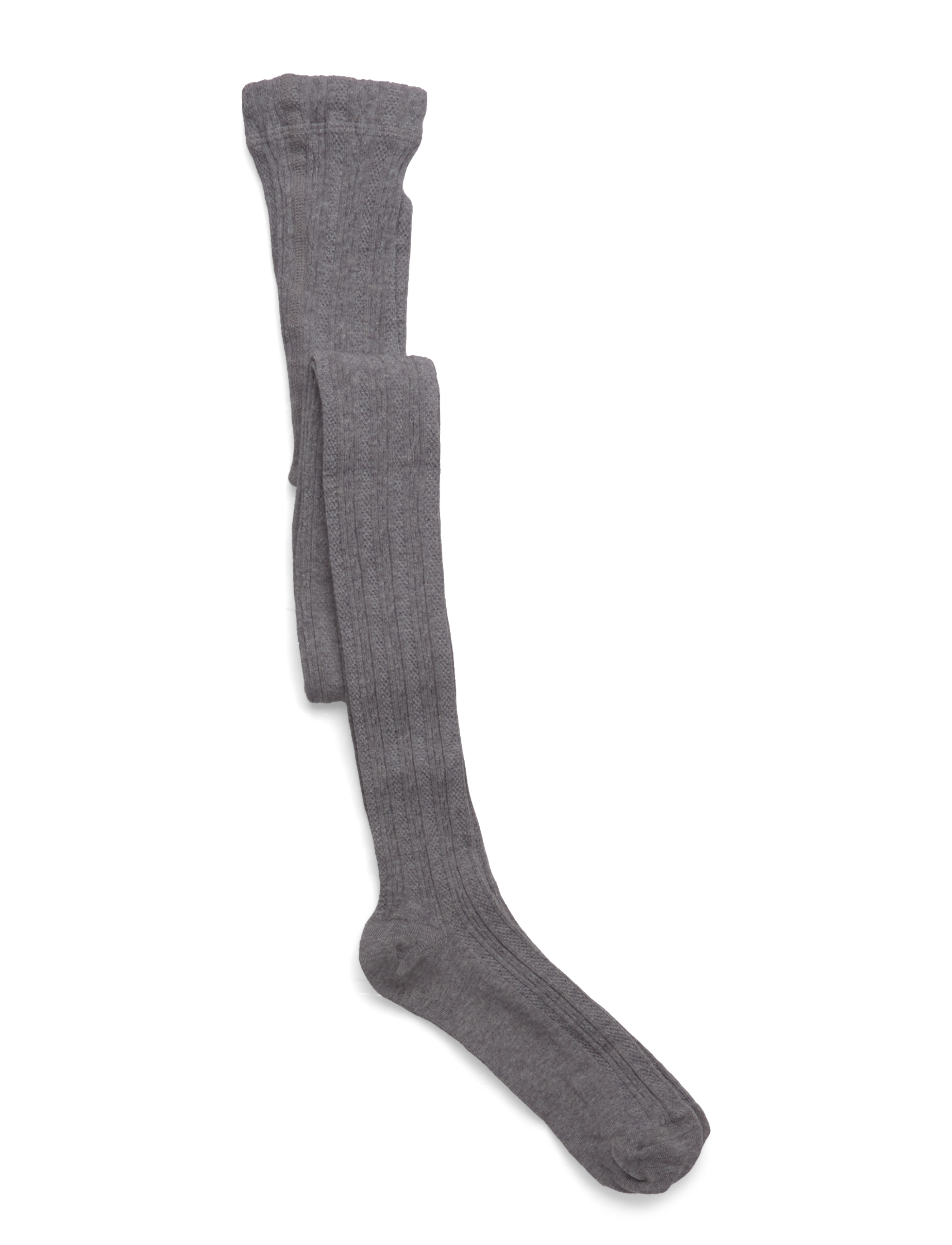 Geggamoja Cable knitted stockings Grey Melange - Šiandienos super pasiūlymai - GREY MELANGE / grey