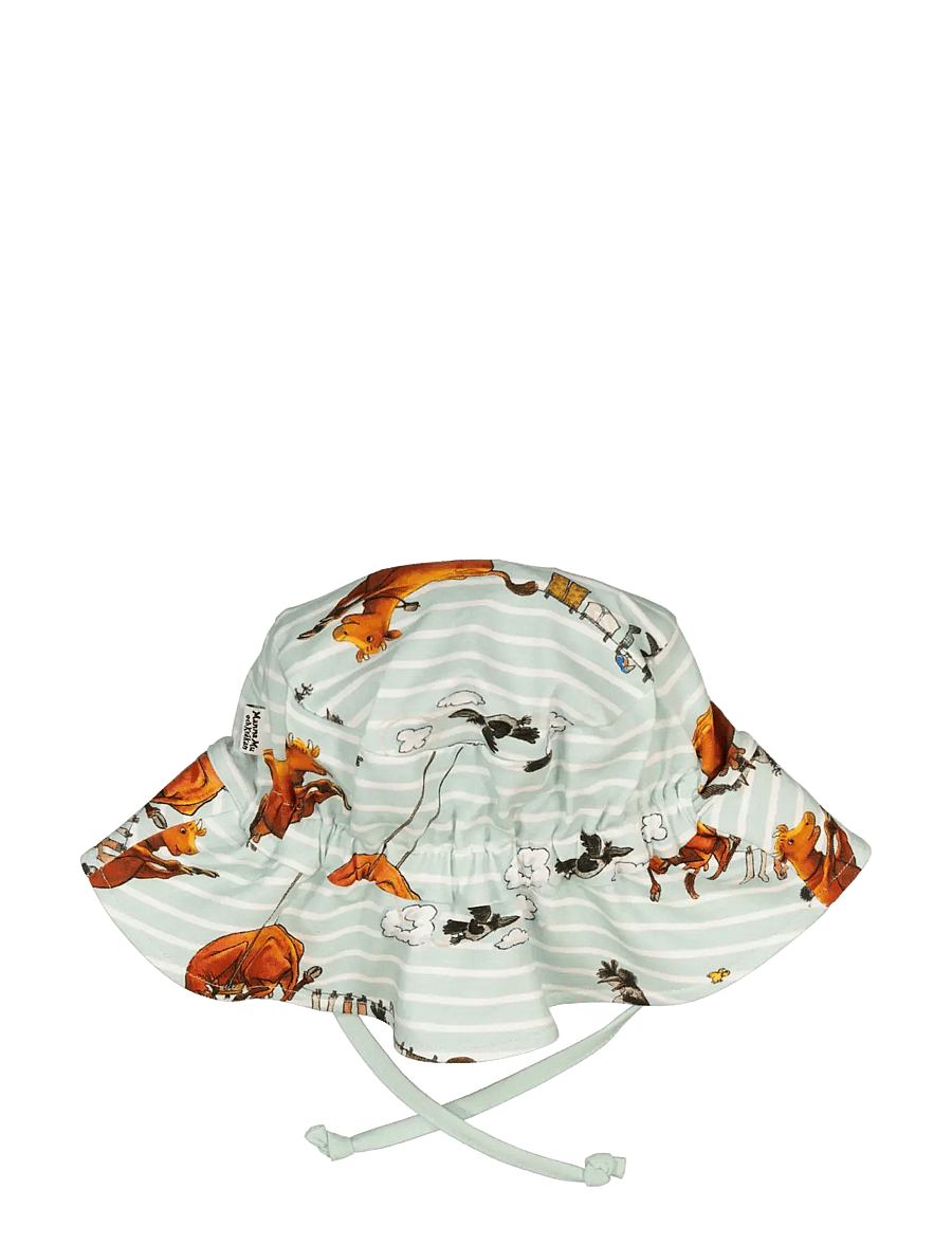 Geggamoja - Mamma Mu Sunny hat - chapeau de soleil - mint str - 1