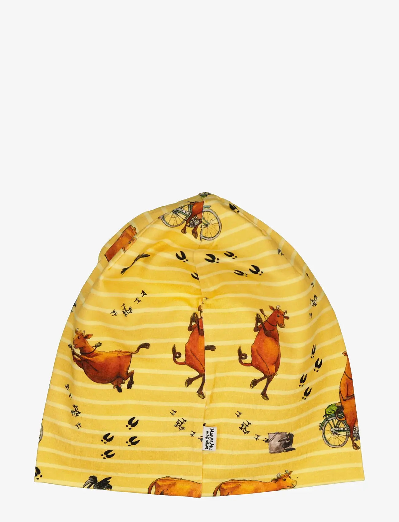 Geggamoja - Mamma Mu Beanie - beanies - yellow str - 1
