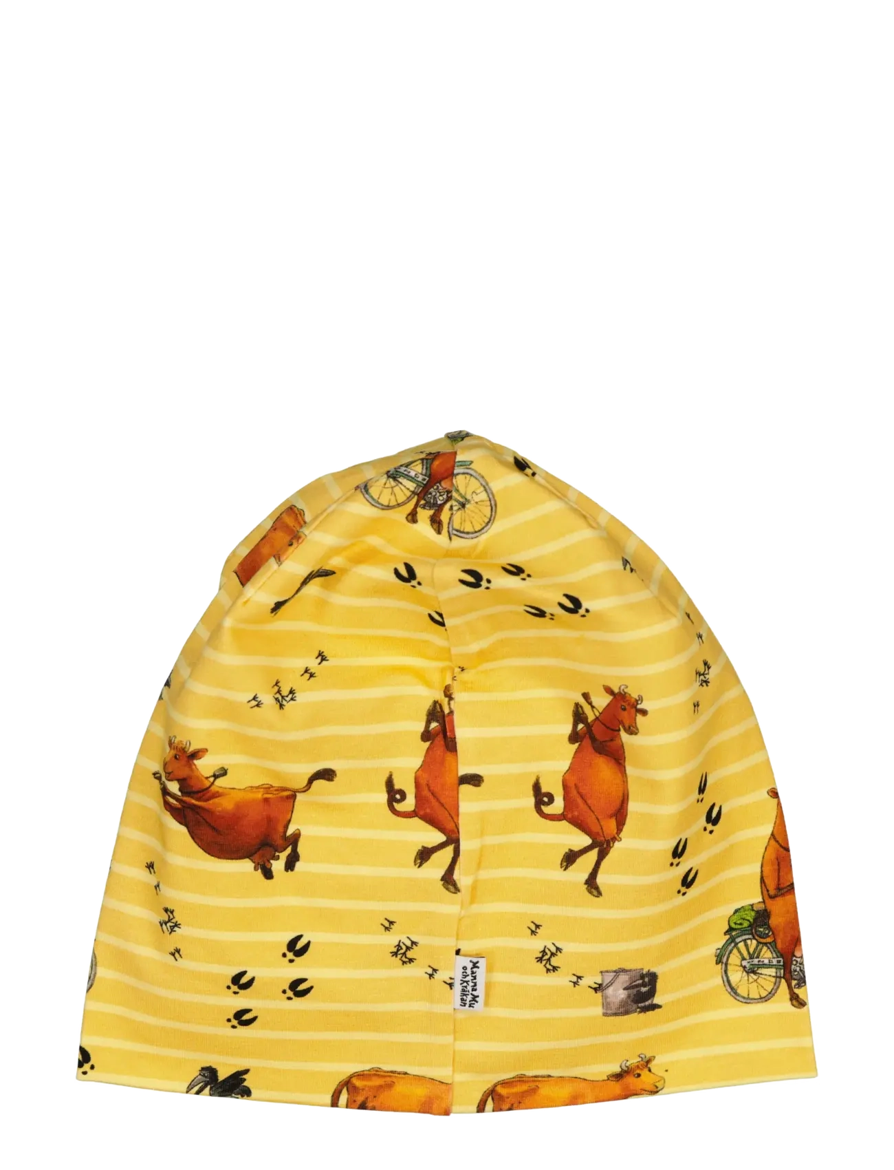 Geggamoja - Mamma Mu Beanie - beanies - yellow str - 1