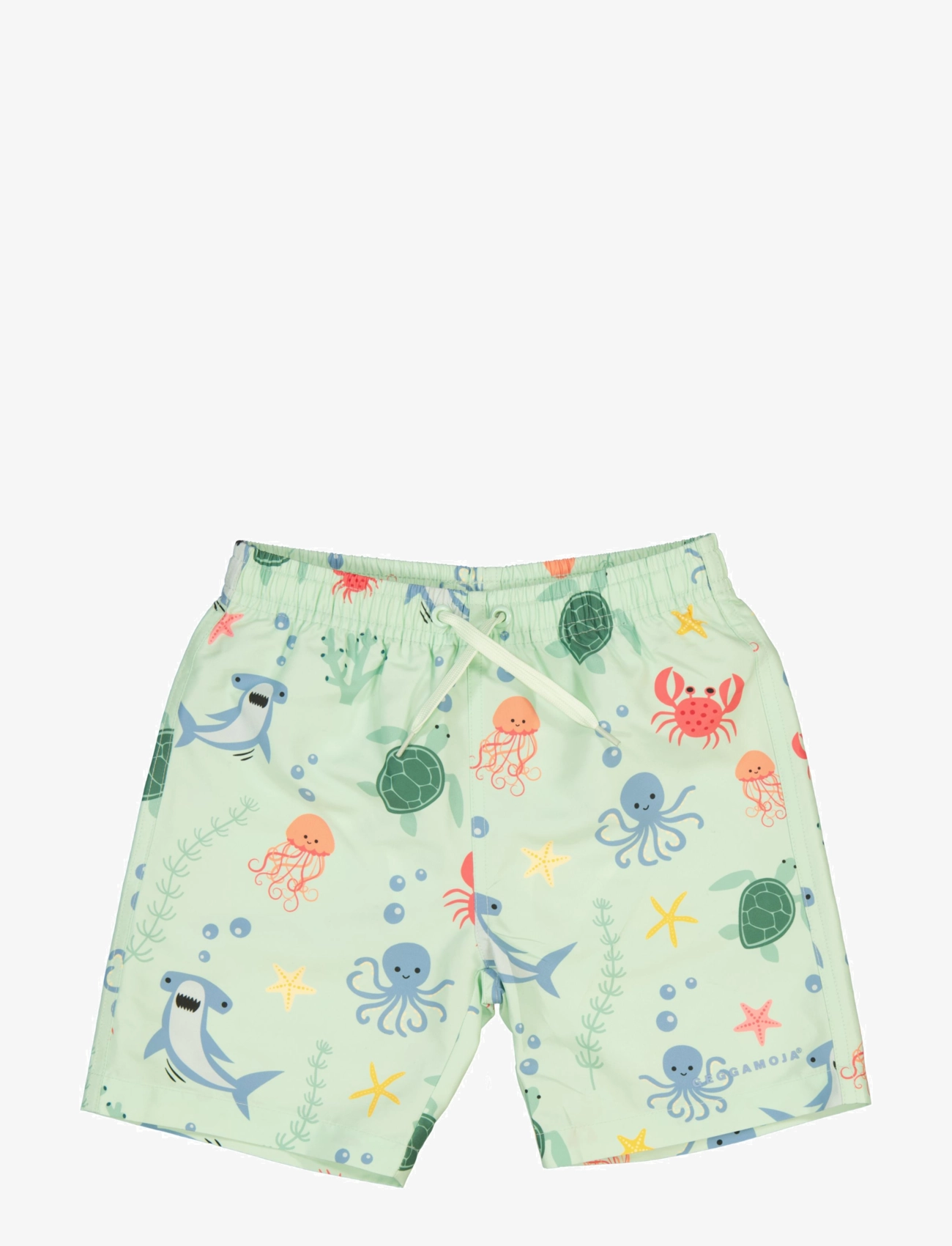 Geggamoja UV-Swim shorts Blue Deep sea 16 74/80 - Badebukser - BLUE DEEP SEA / green