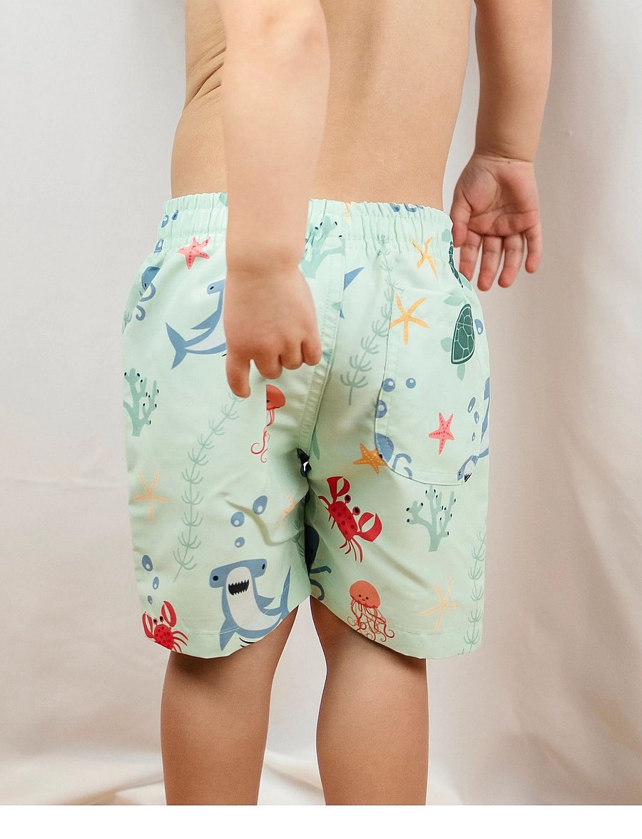 Geggamoja - UV-Swim shorts Blue Deep sea 16 74/80 - uv-kläder - blue deep sea - 3
