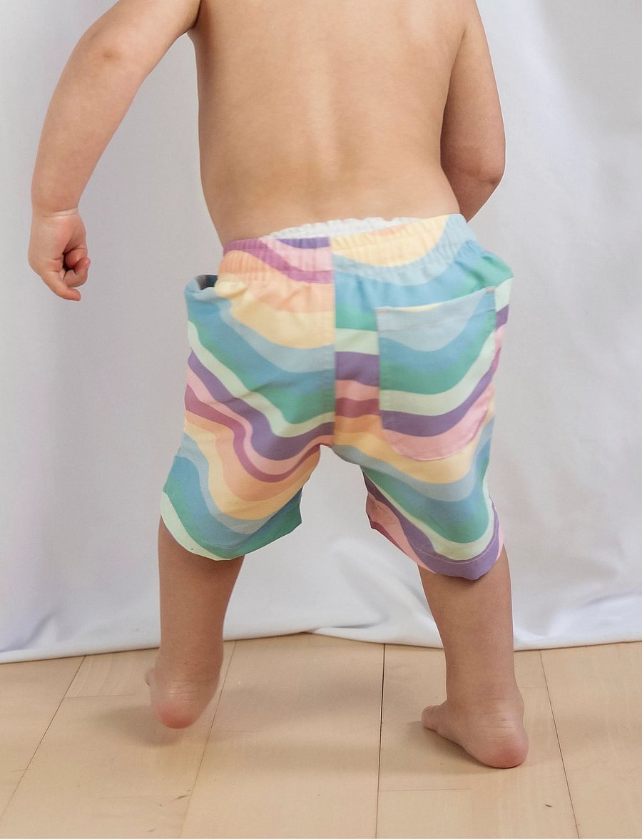 Geggamoja - UV-Swim shorts Blue Deep sea 16 74/80 - uv-kaitsega riided - rainbow - 3