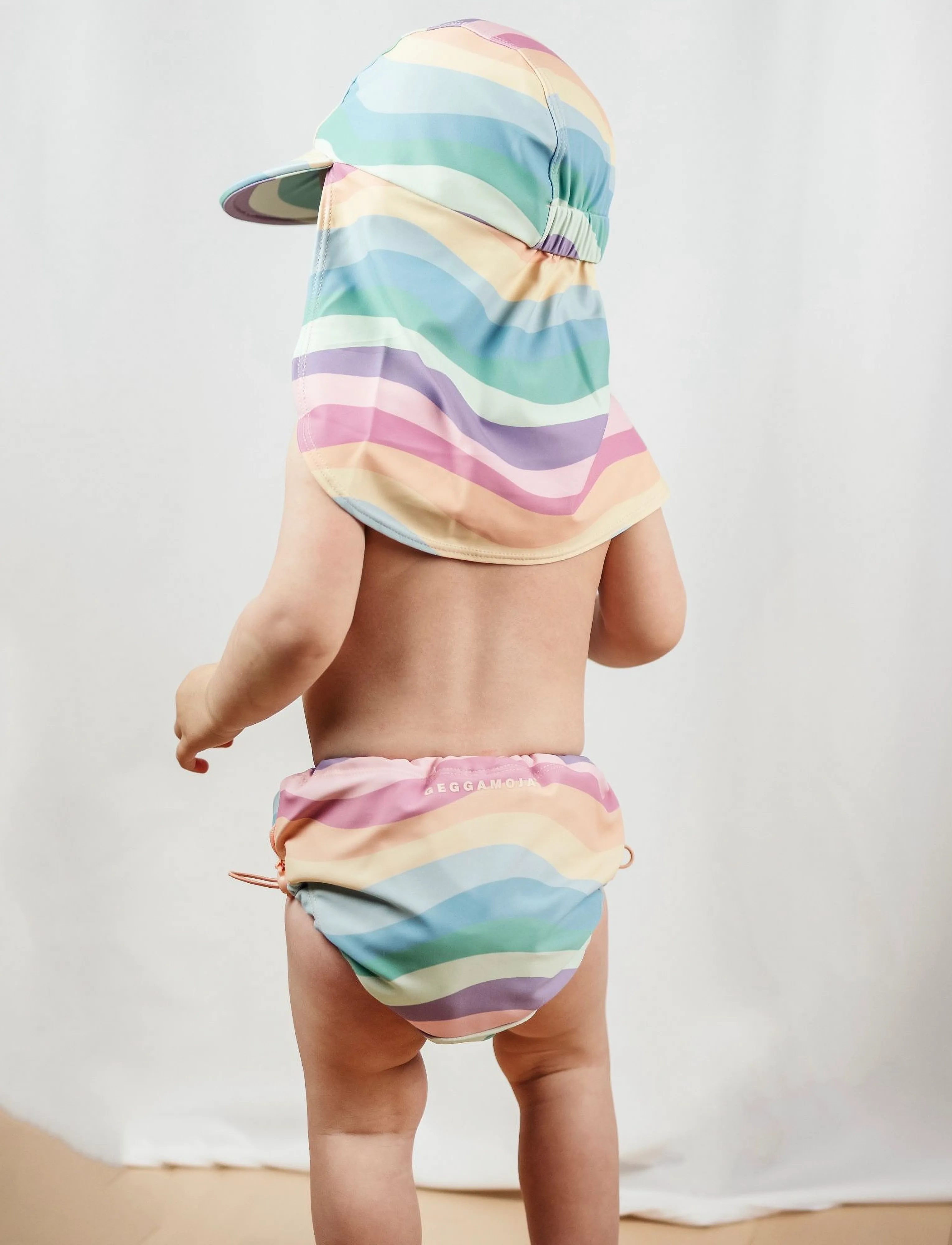 Geggamoja - UV Baby swim pant - peldēšanas autiņi - rainbow - 3