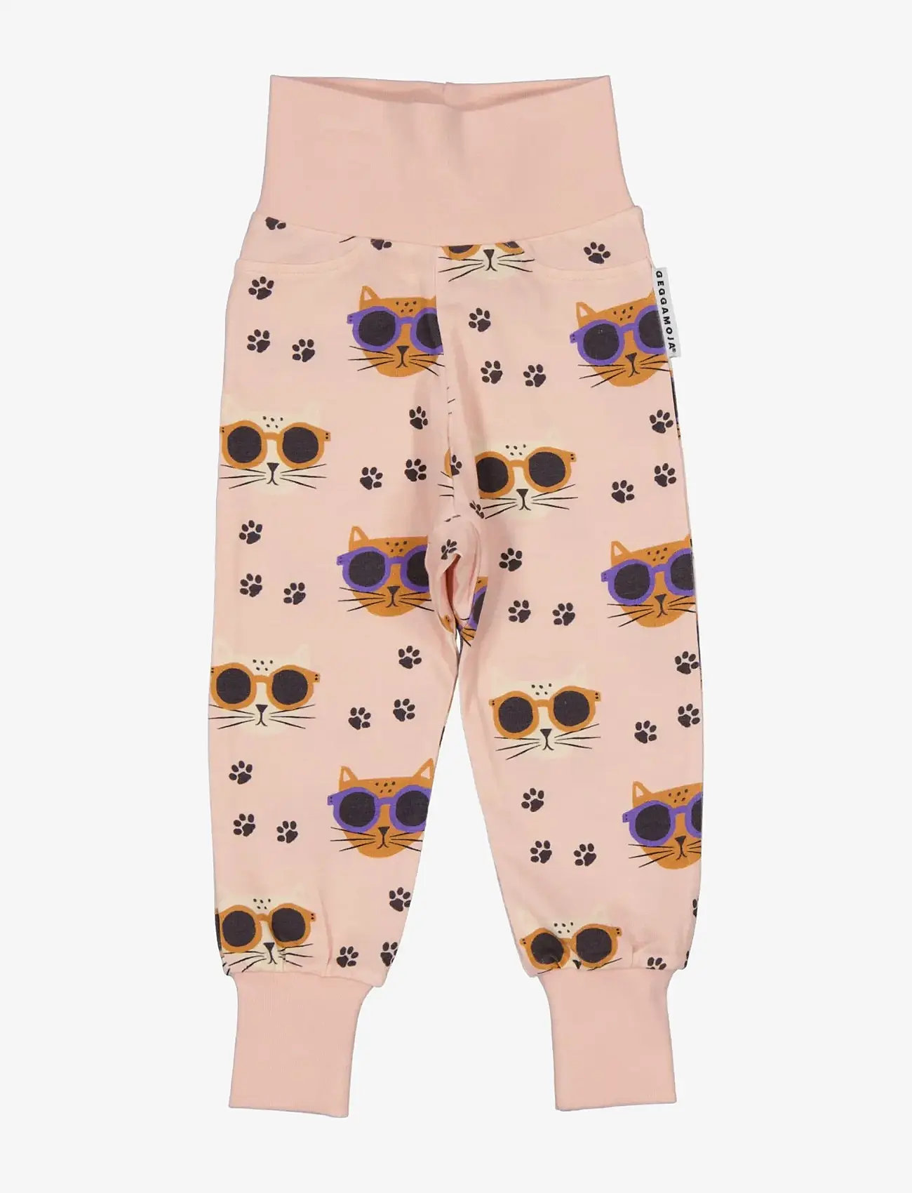 Geggamoja - Bamboo Baby pants - cool cats - 0