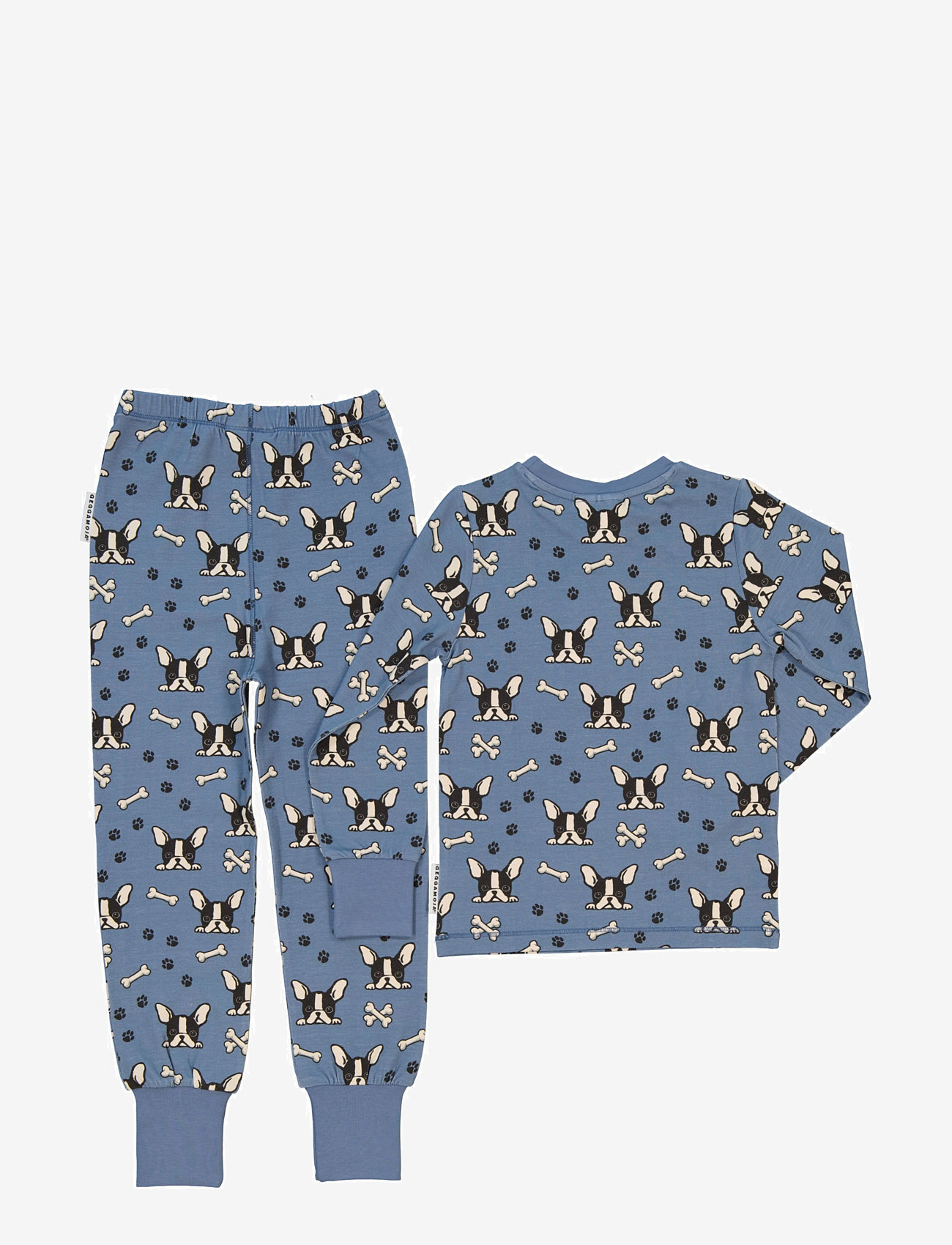 Geggamoja - Bamboo two piece pyjamas - bulldog - 2