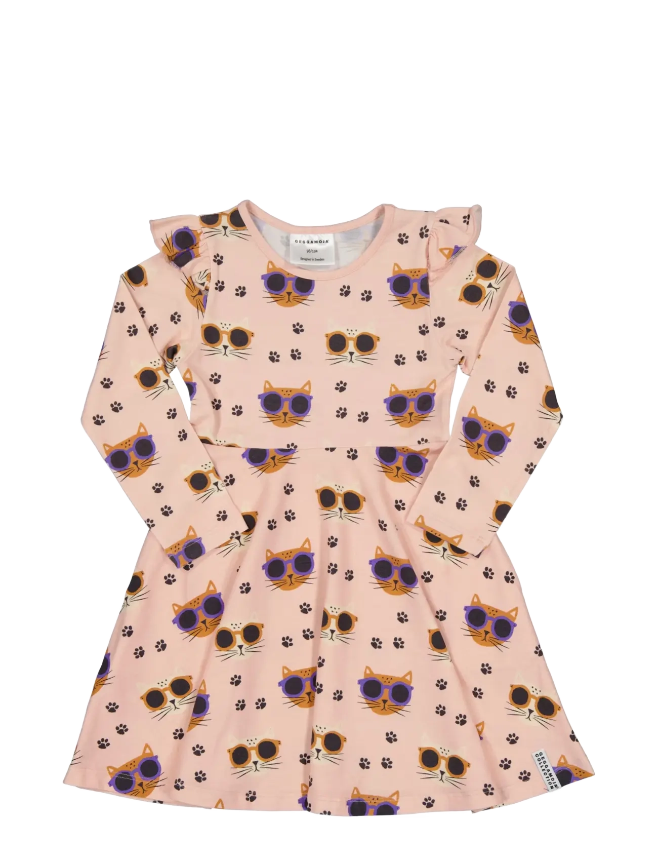 Geggamoja Bamboo Flared dress - Kleidid ja seelikud - COOL CATS / pink/rose