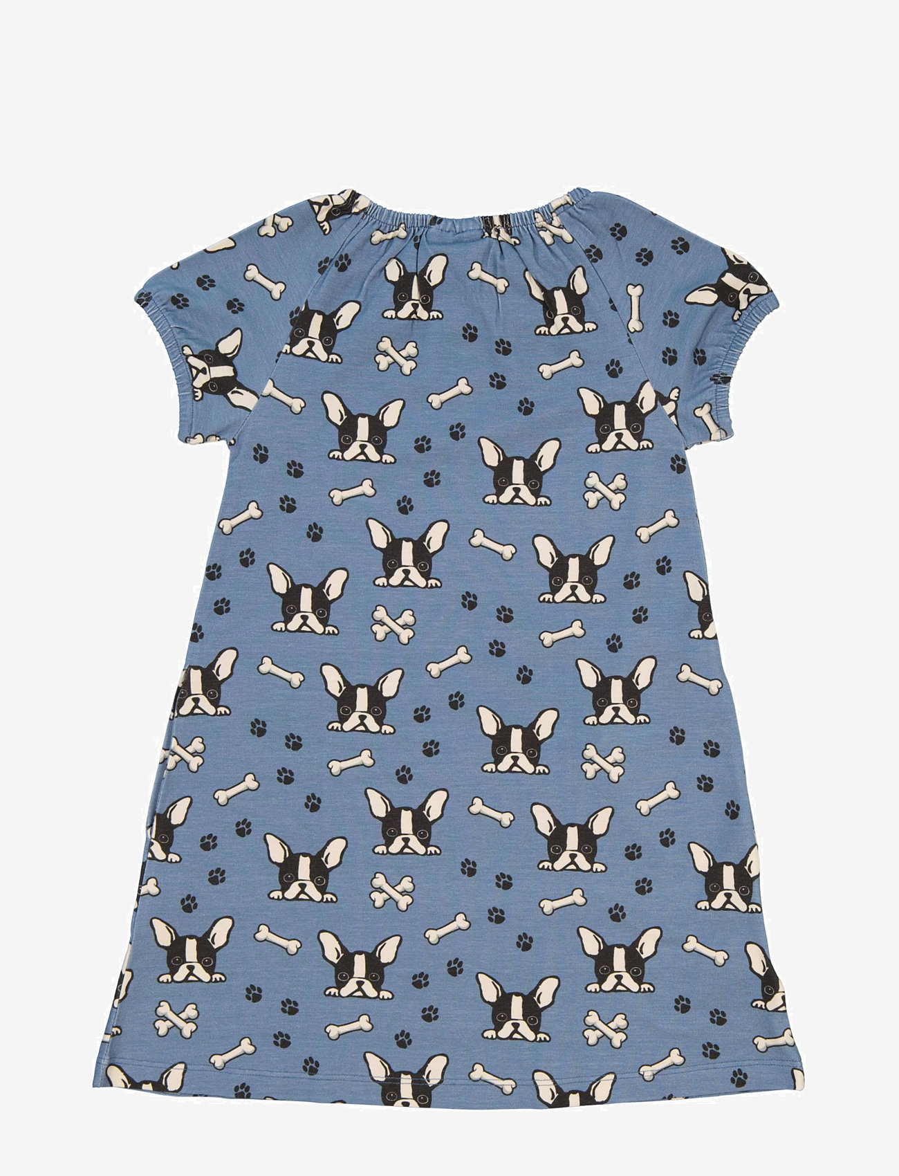 Geggamoja - Bamboo Singoalla dress - kortärmade babyklänningar - bulldog - 1