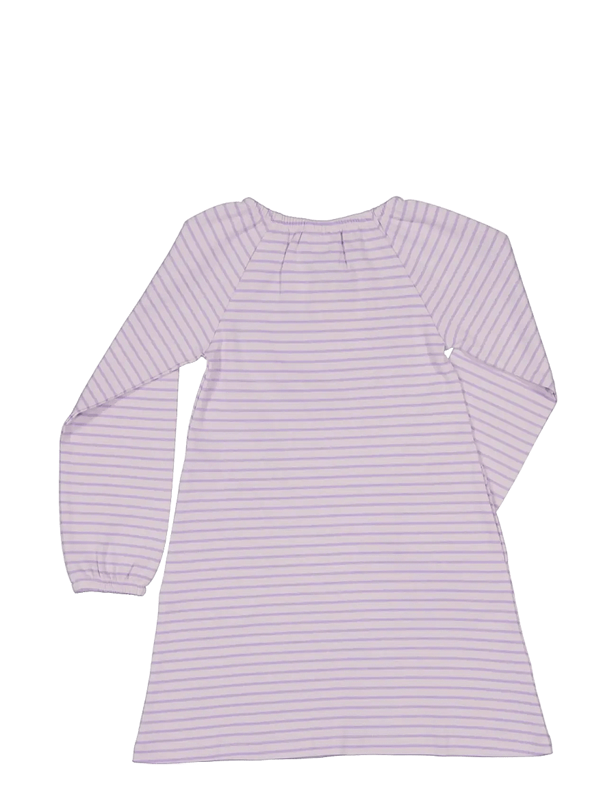 Geggamoja - Singoalla dress - langærmede babykjoler - purple str - 1