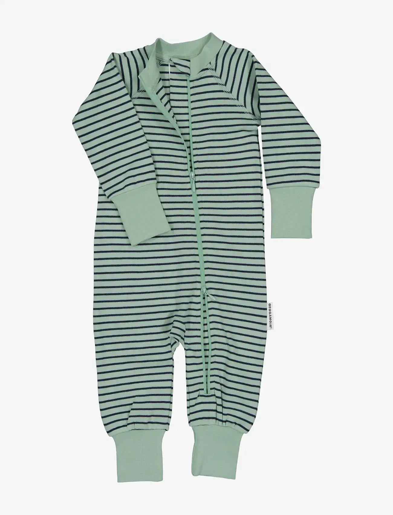 Geggamoja - Pyjamas two way zipper - pidžaamad - green/navy str - 1