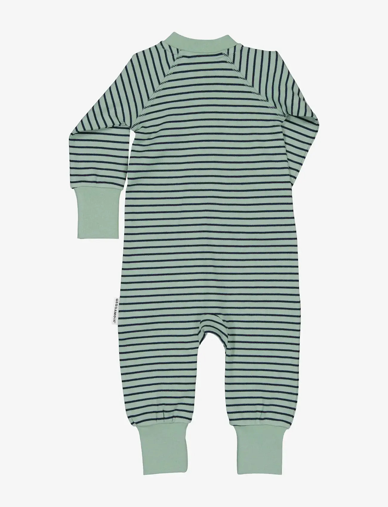 Geggamoja - Pyjamas two way zipper - pidžaamad - green/navy str - 2