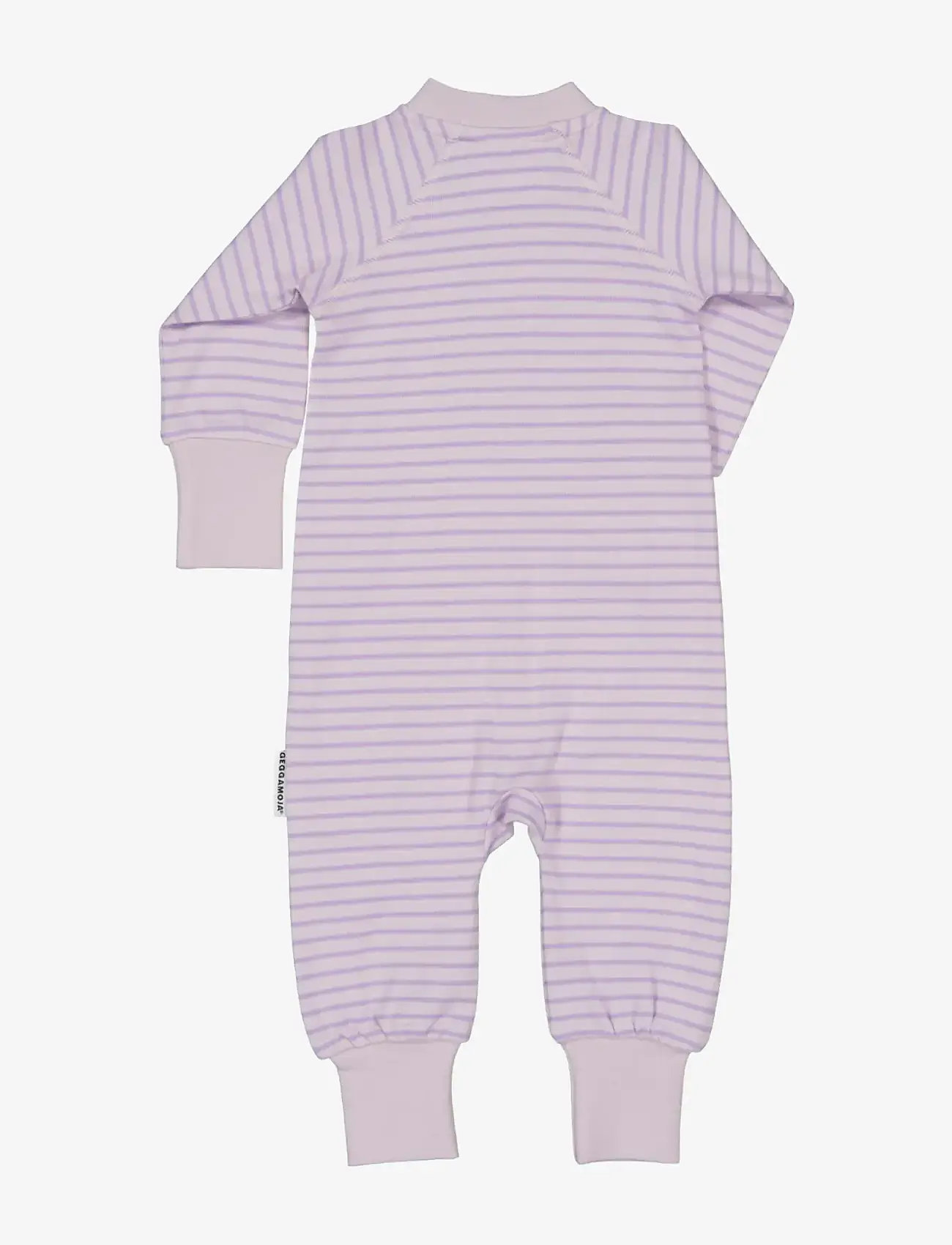 Geggamoja - Pyjamas two way zipper - schlafanzüge - purple str - 2