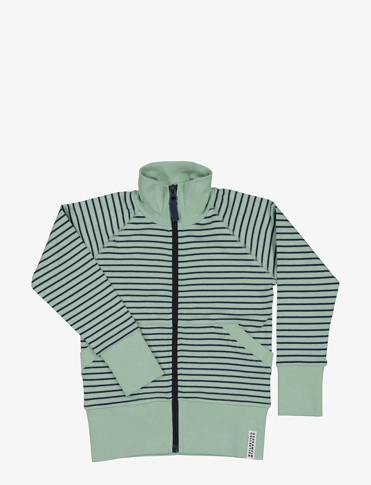 Geggamoja - Zip sweater - sweat-shirt - green/navy str - 0