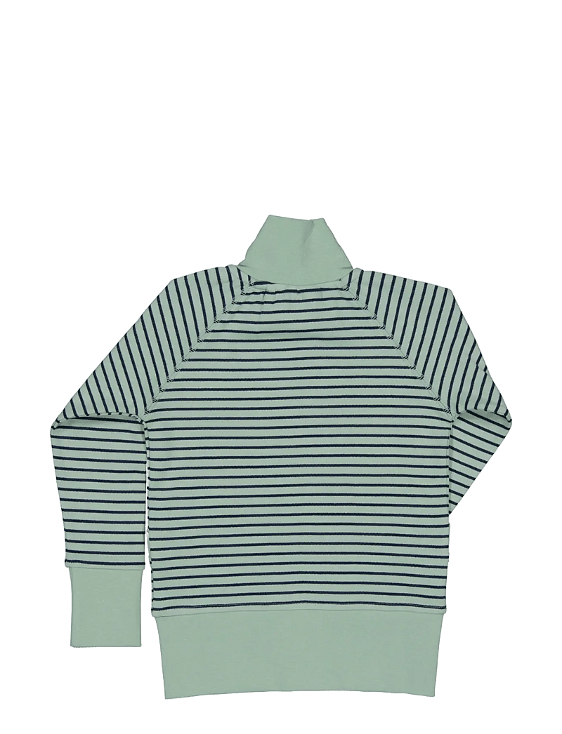 Geggamoja - Zip sweater - sweatshirts - green/navy str - 1