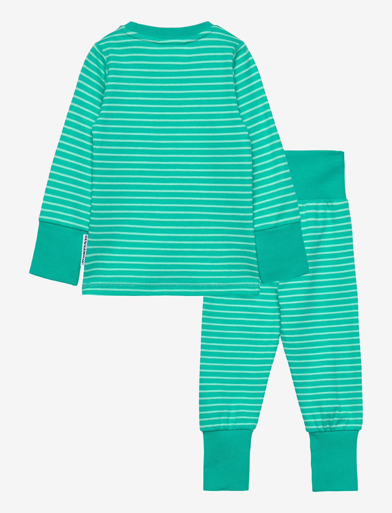 Geggamoja - Two Piece Pyjamas - pyjama-sets - green - 1