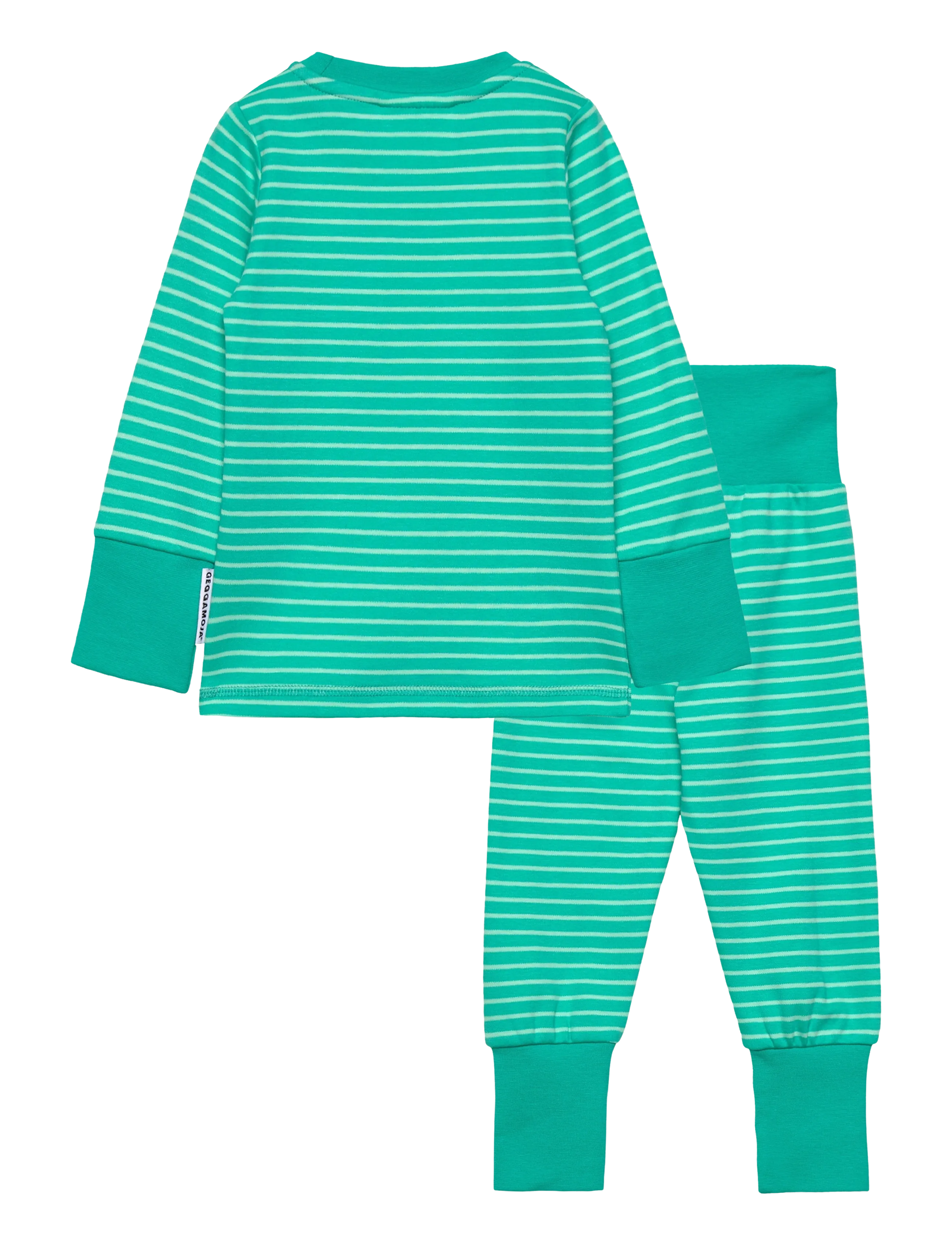 Geggamoja - Two Piece Pyjamas - pyjama-sets - green - 1